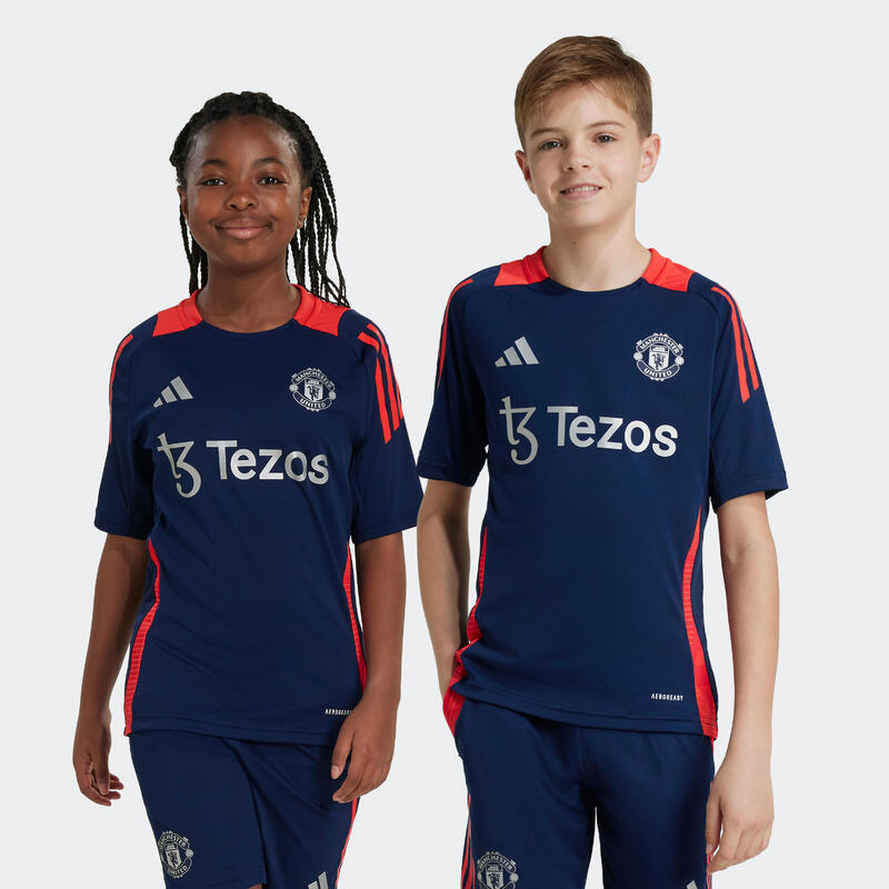 Trainingsshirt voor voetbal kinderen Manchester United 24/25