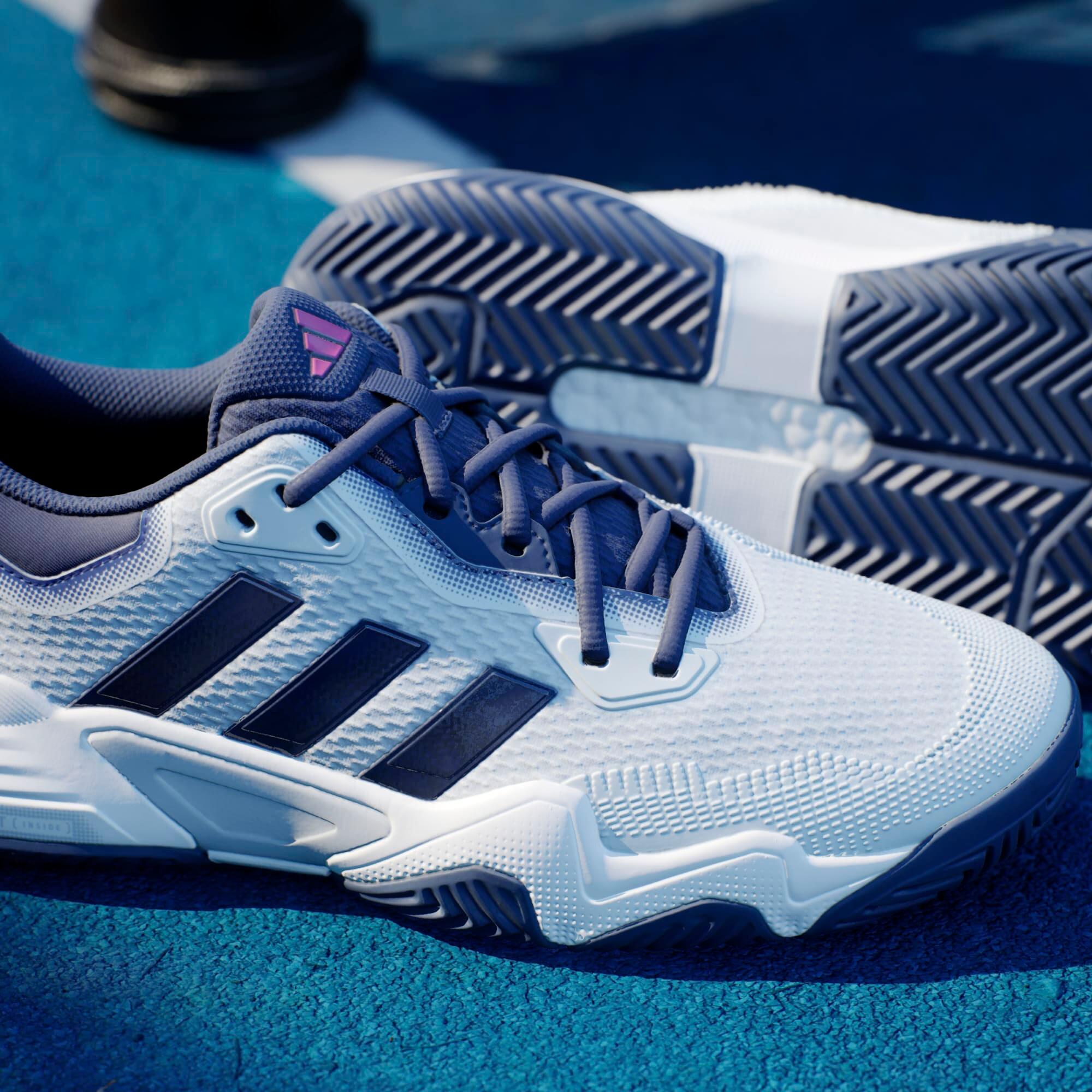 Calçado de ténis homem multipisos sustentação - adidas solematch branco 14/17