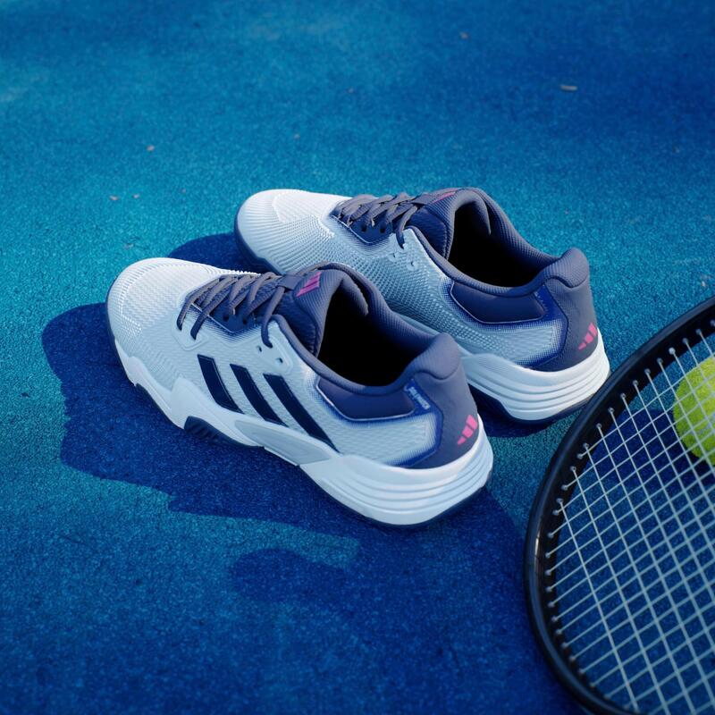 Erkek Tenis Ayakkabısı - Beyaz - Adidas Solematch