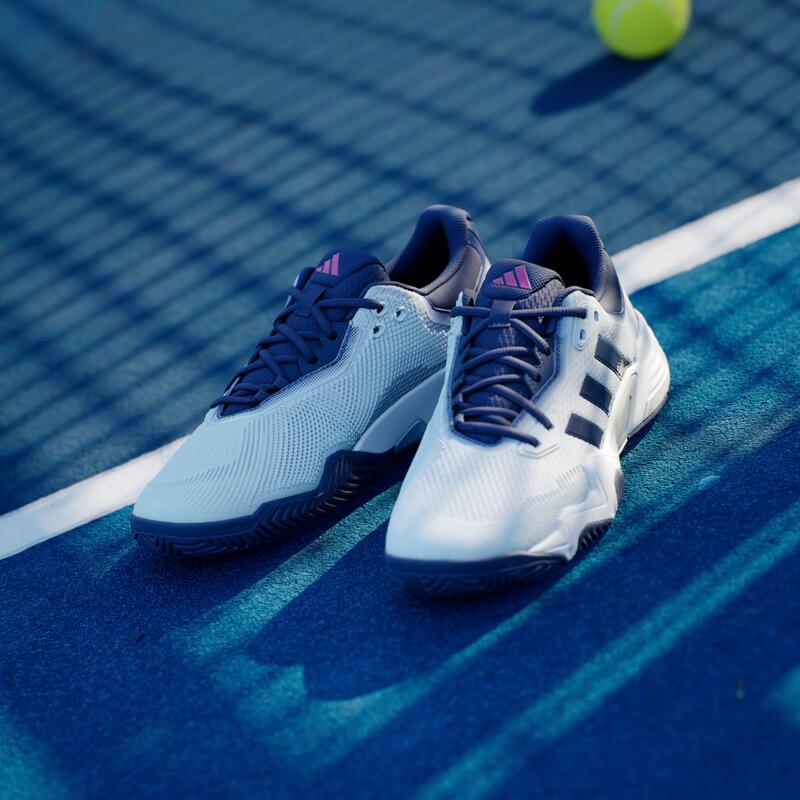 Erkek Tenis Ayakkabısı - Beyaz - Adidas Solematch