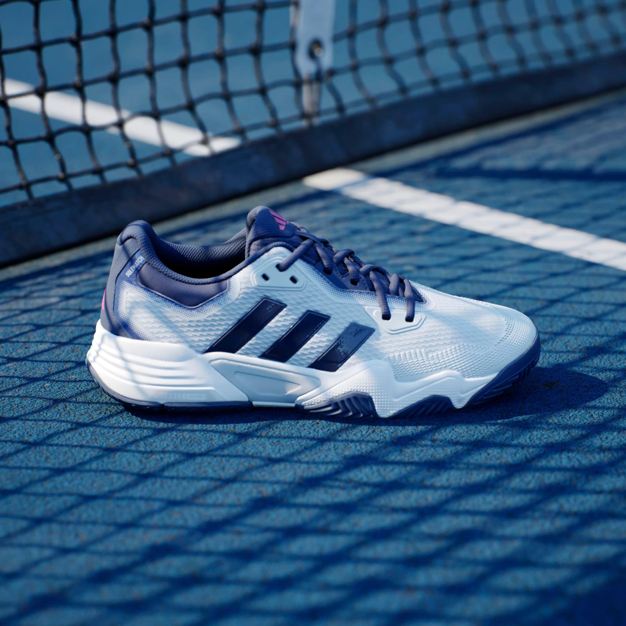 Calçado de ténis homem multipisos sustentação - adidas solematch branco 11/17