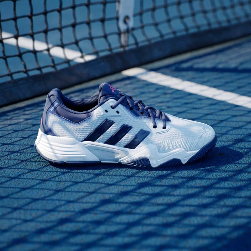 Erkek Tenis Ayakkabısı - Beyaz - Adidas Solematch