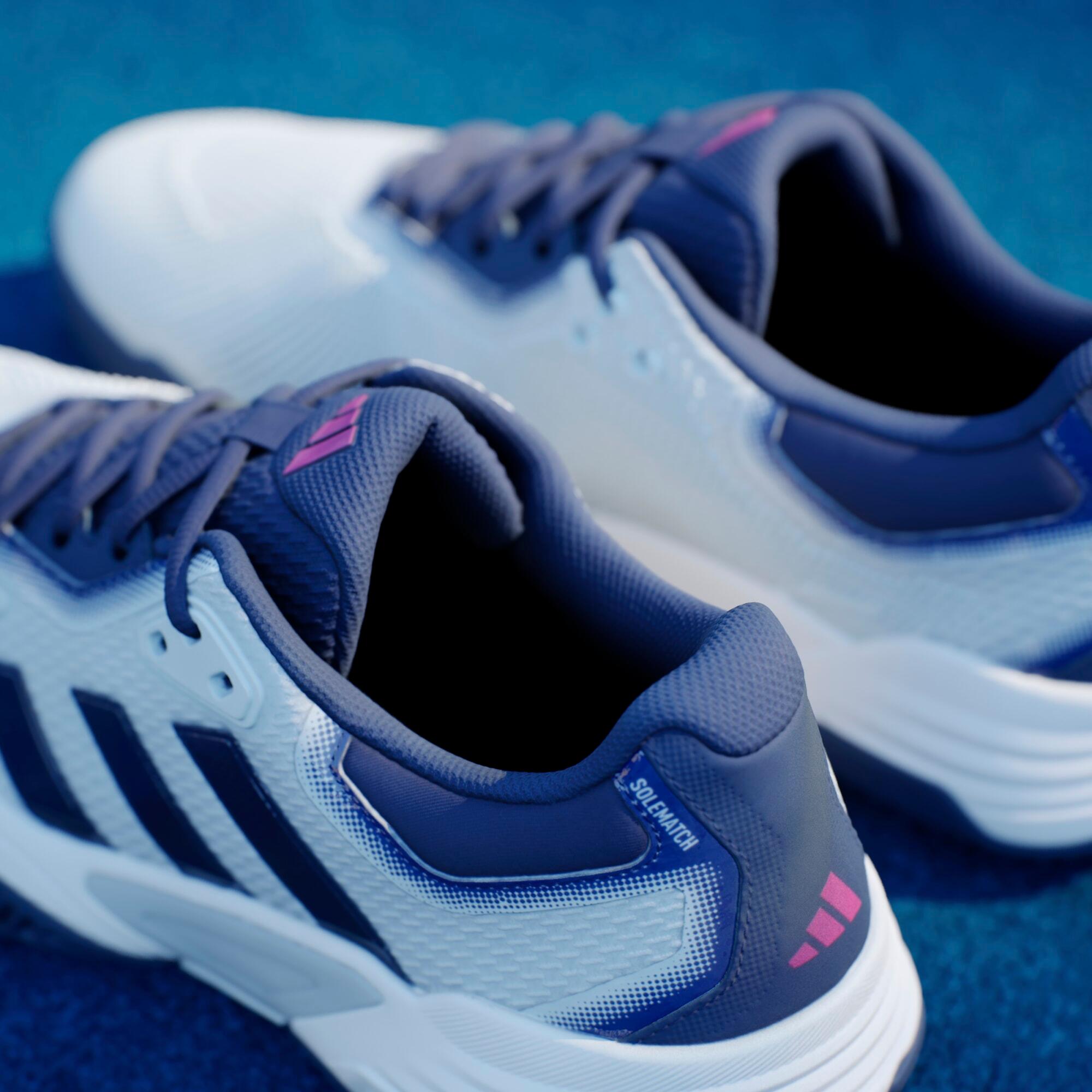 Calçado de ténis homem multipisos sustentação - adidas solematch branco 10/17