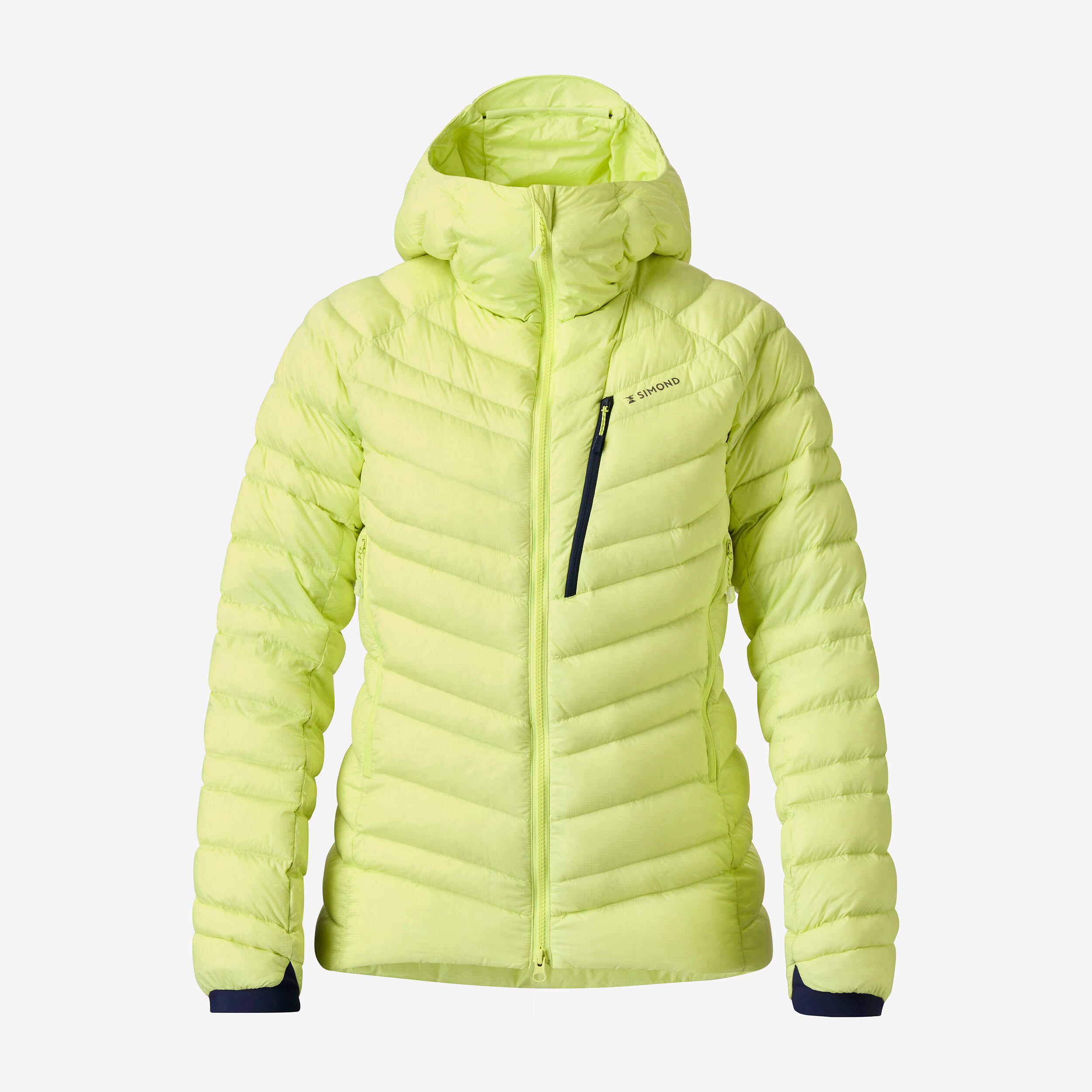 Plumífero de montaña y alpinismo con capucha Mujer Simond Duvet 7/12