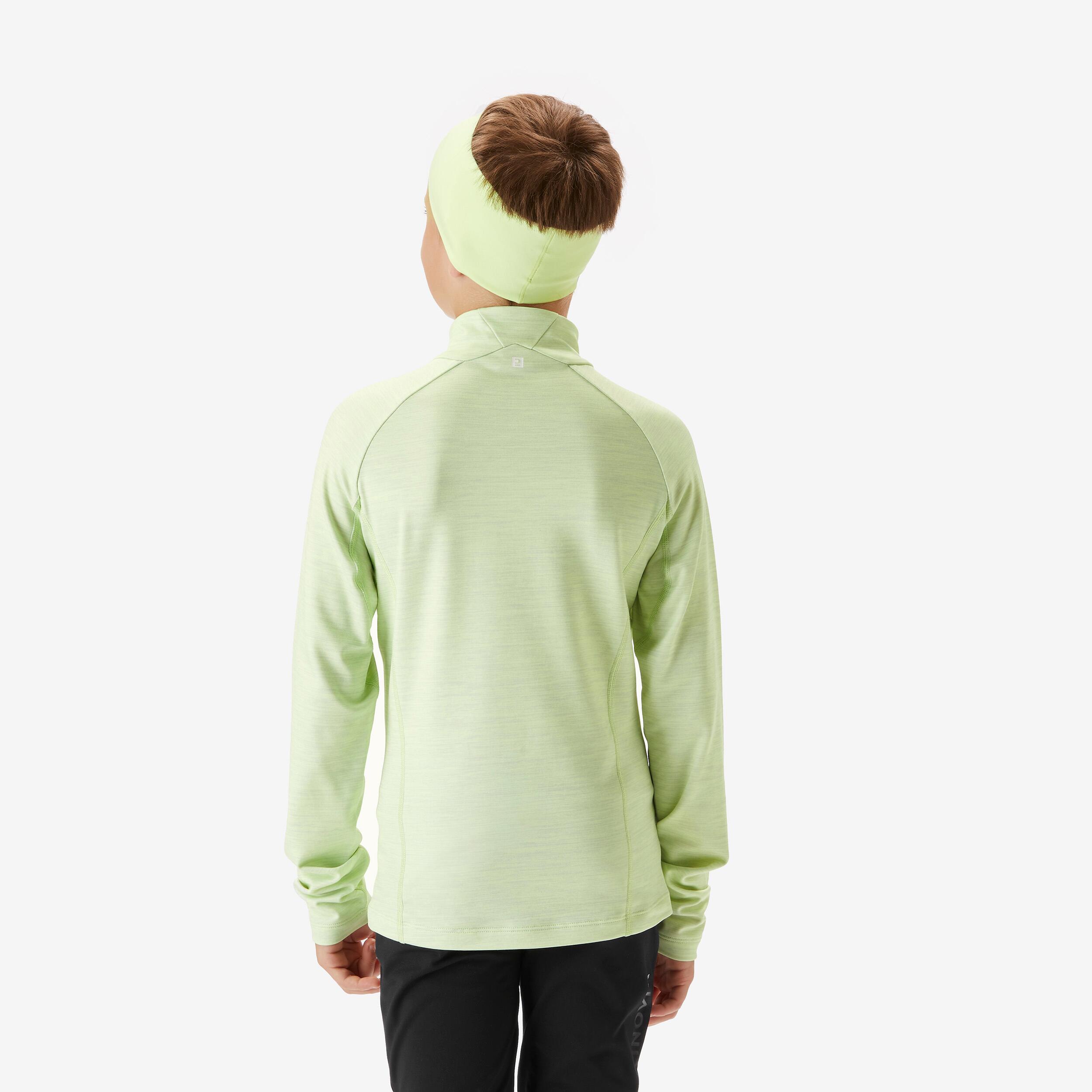 T-shirt sci di fondo bambino XC S100 gialla 10/11