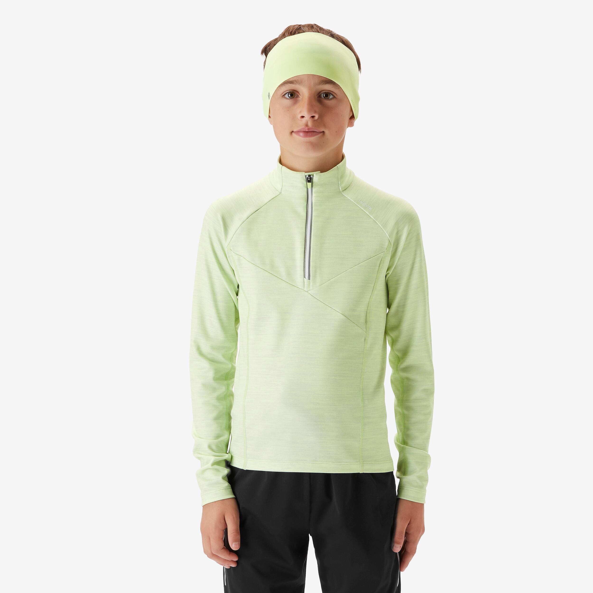 T-shirt sci di fondo bambino XC S100 gialla 7/11