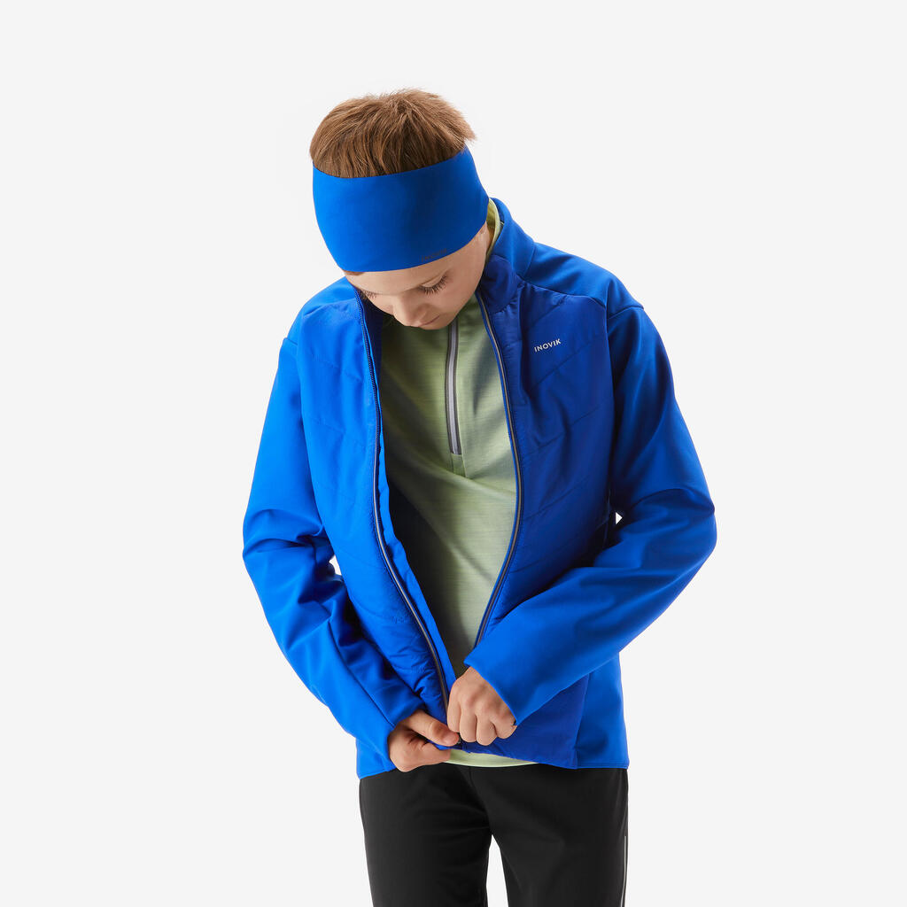 Kids’ cross-country skiing jacket 550 - Blue