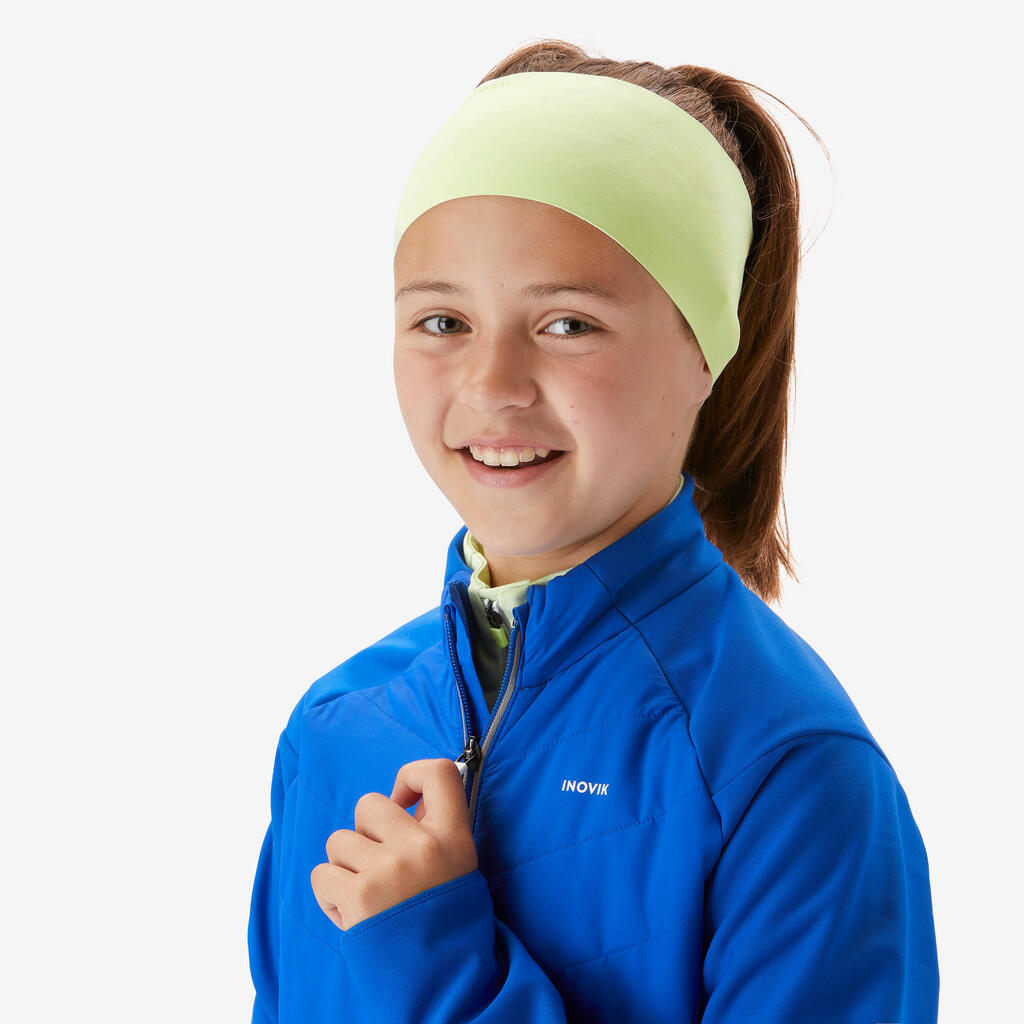 Kids’ cross-country skiing jacket 550 - Blue