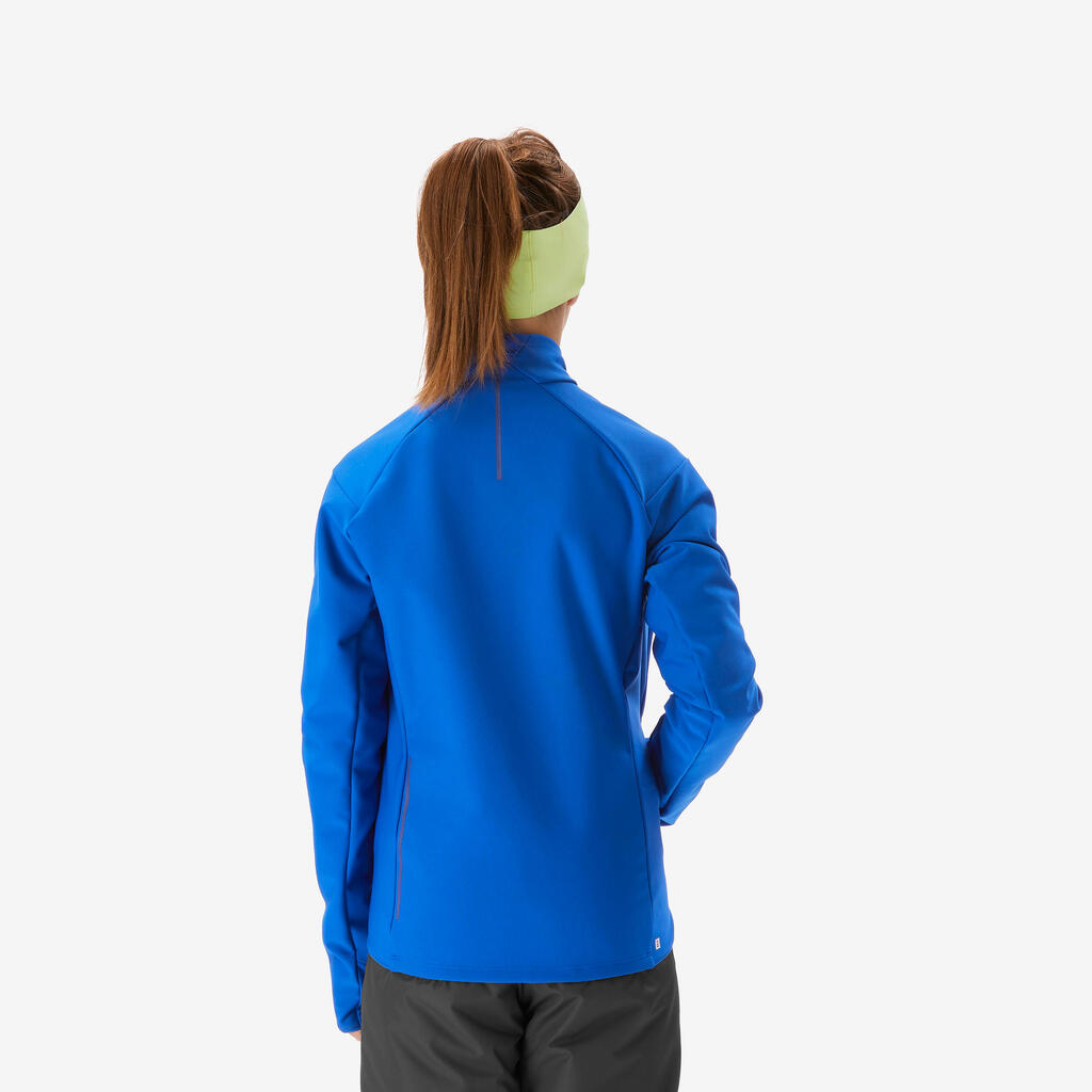 Kids’ cross-country skiing jacket 550 - Blue