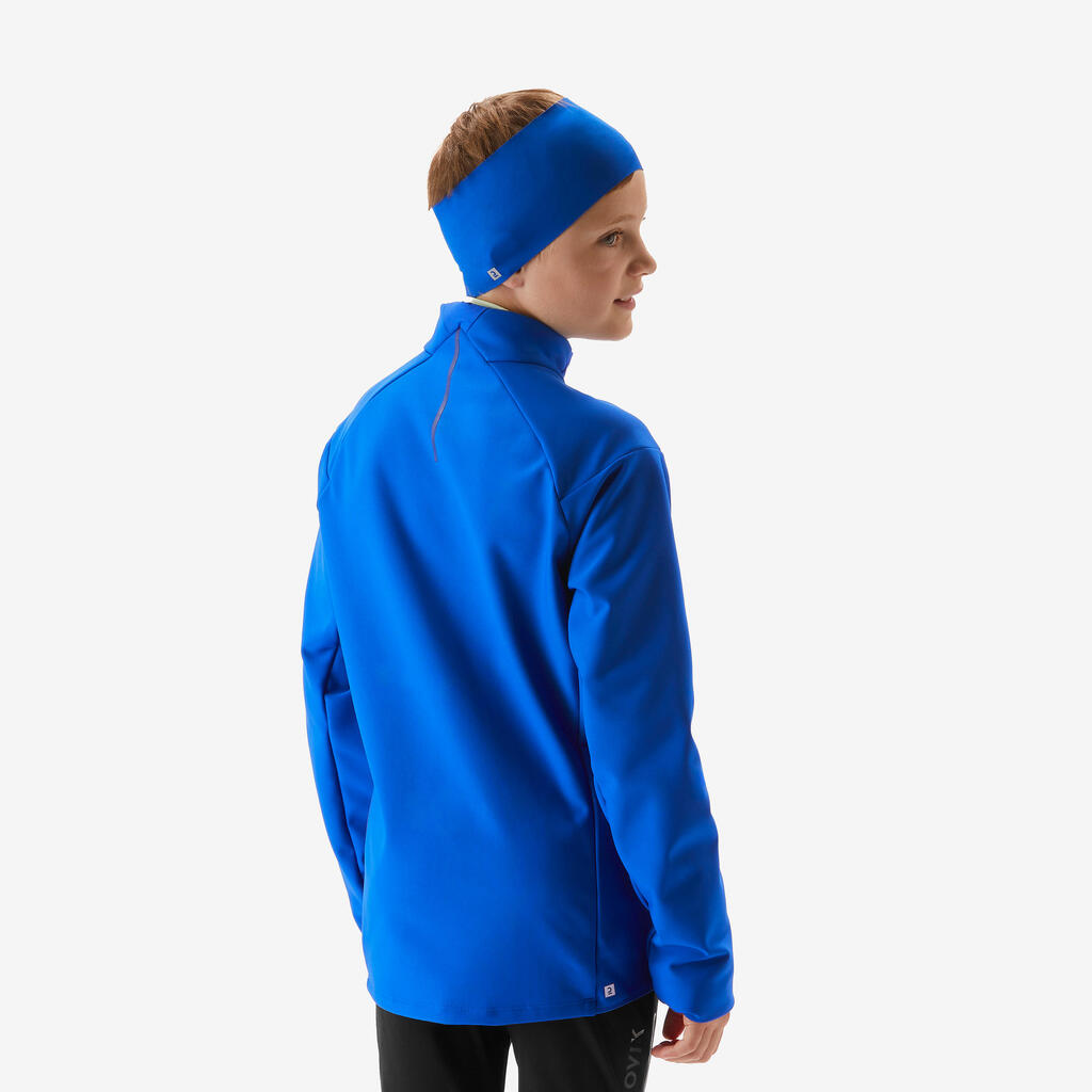 Kids’ cross-country skiing jacket 550 - Blue