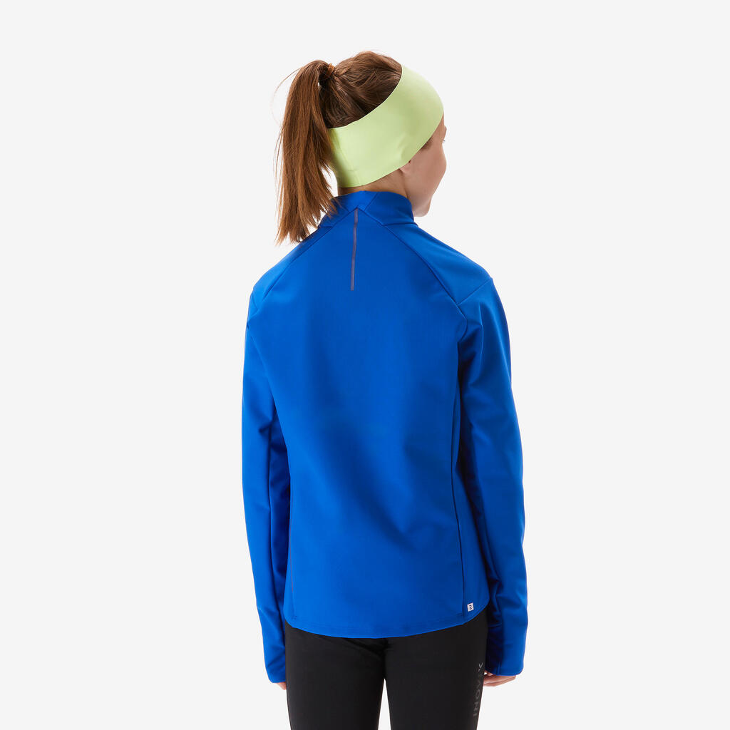Kids’ cross-country skiing jacket 550 - Blue