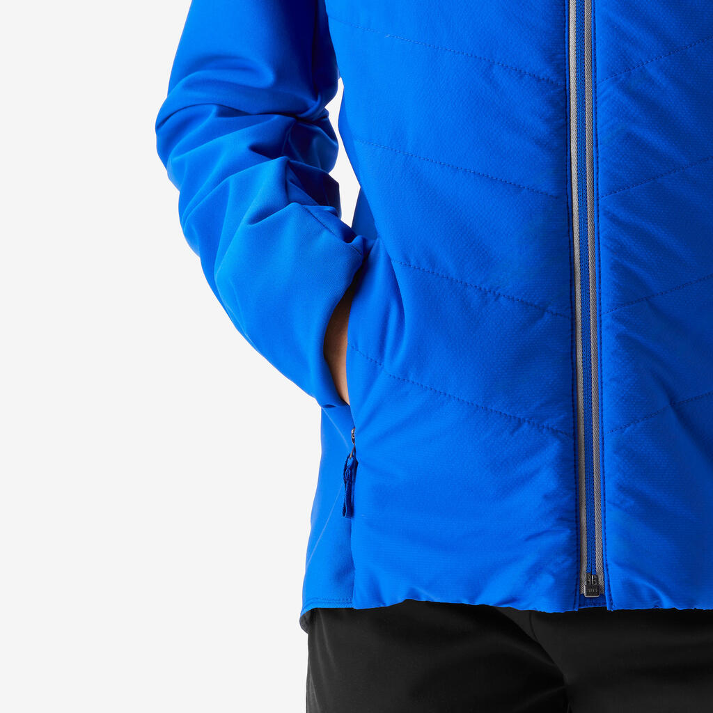 Kids’ cross-country skiing jacket 550 - Blue
