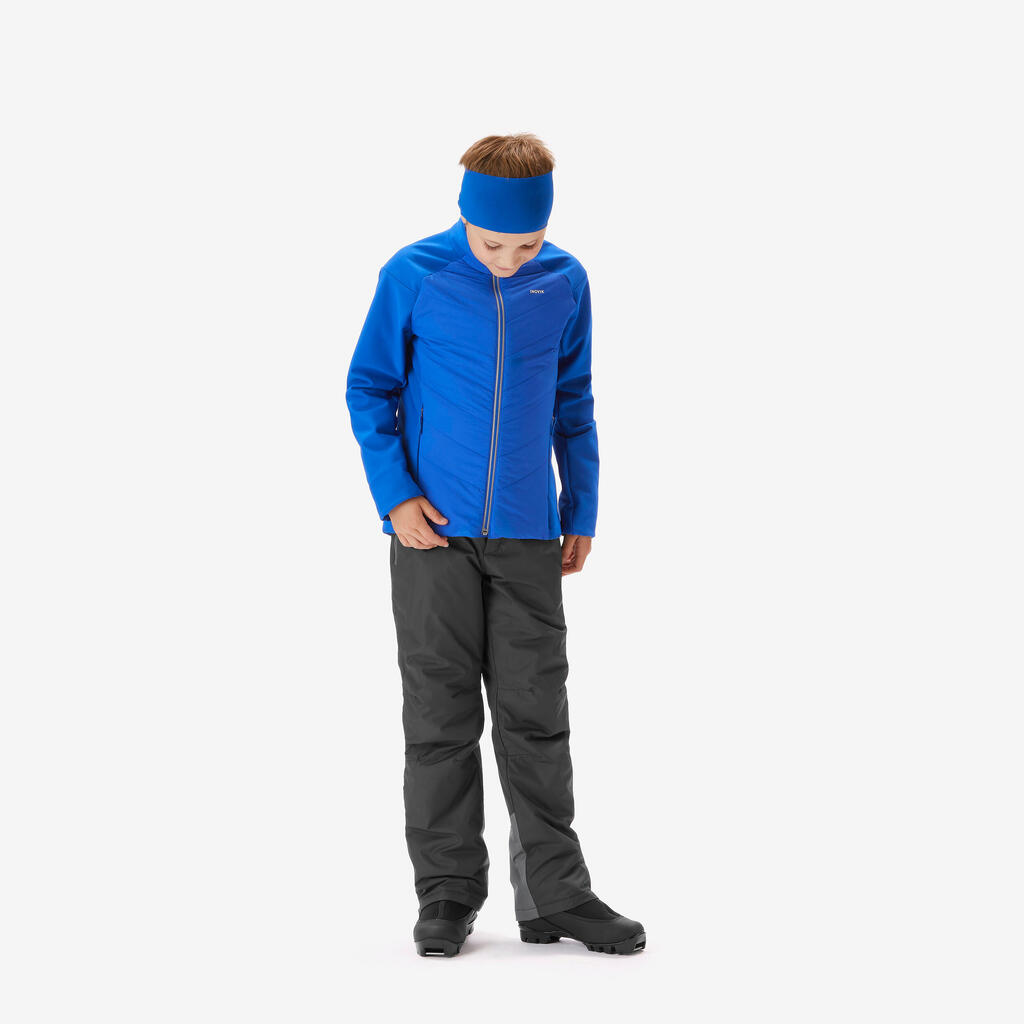 Kids’ cross-country skiing jacket 550 - Blue