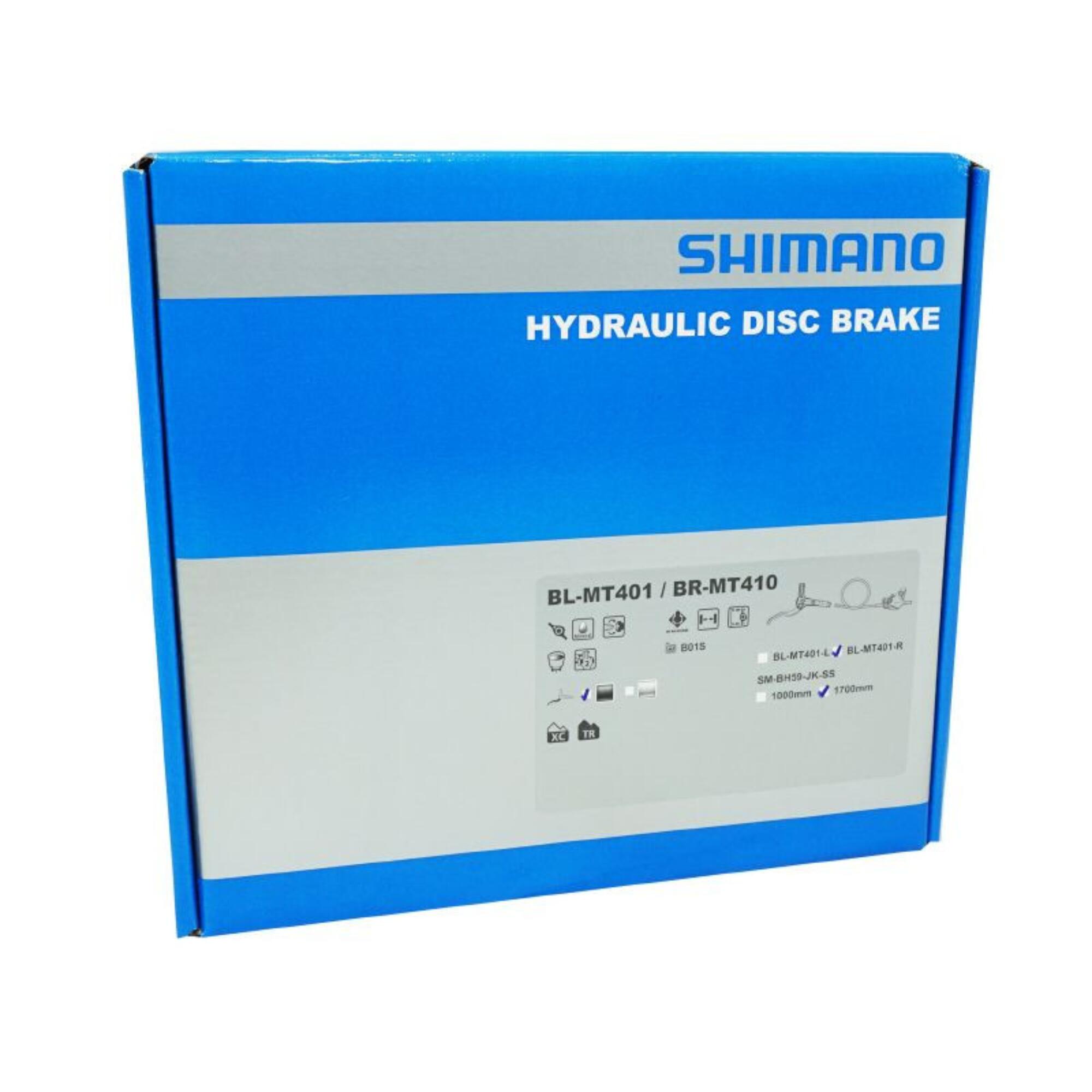 Shimano disc br set BR-MT410 HI with BL-MT401 PM 1700mm 2/2