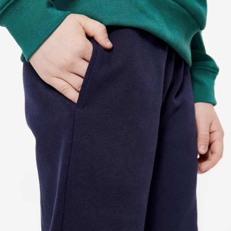 Pantalon de trening călduros multisport albastru Copii 
