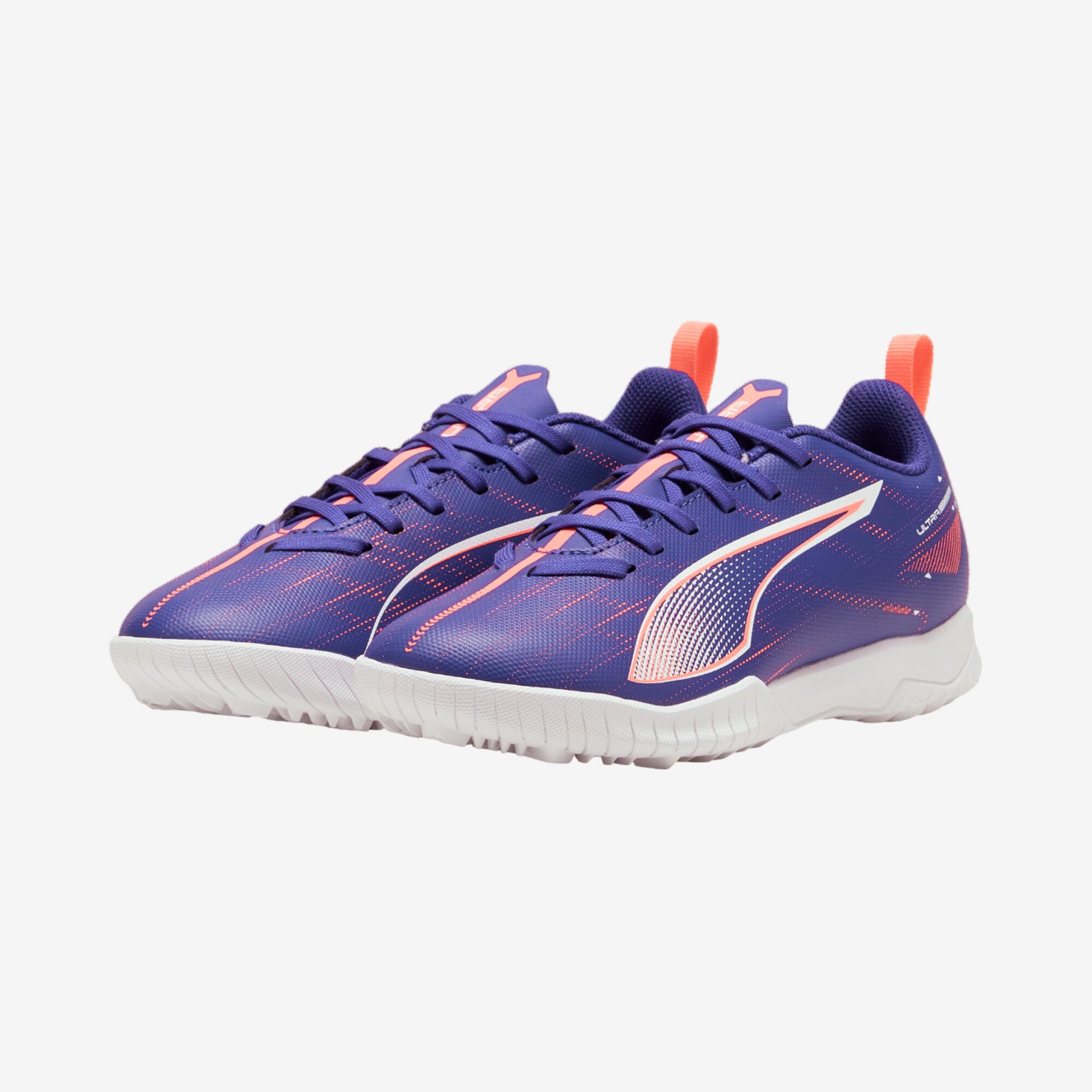 Puma Ultra 5 Play TF voetbalschoenen kind paars 5/6