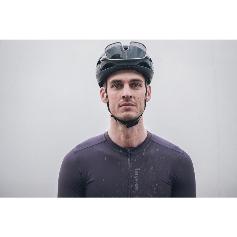 Férfi kerékpáros mez, hosszú ujjú - Racer 2 