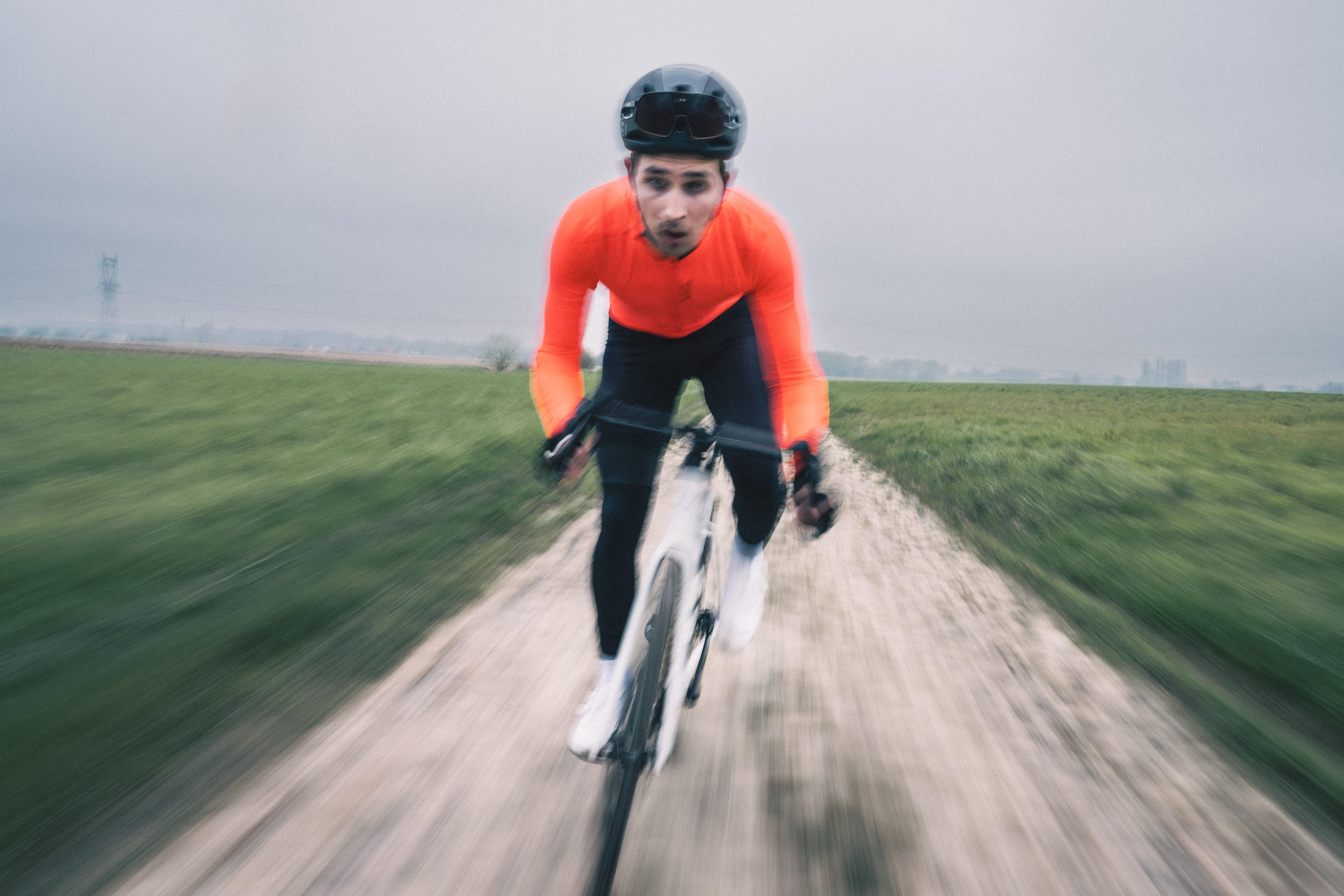 Men’s Cool Weather Long Bib Tights, Racer - VAN RYSEL