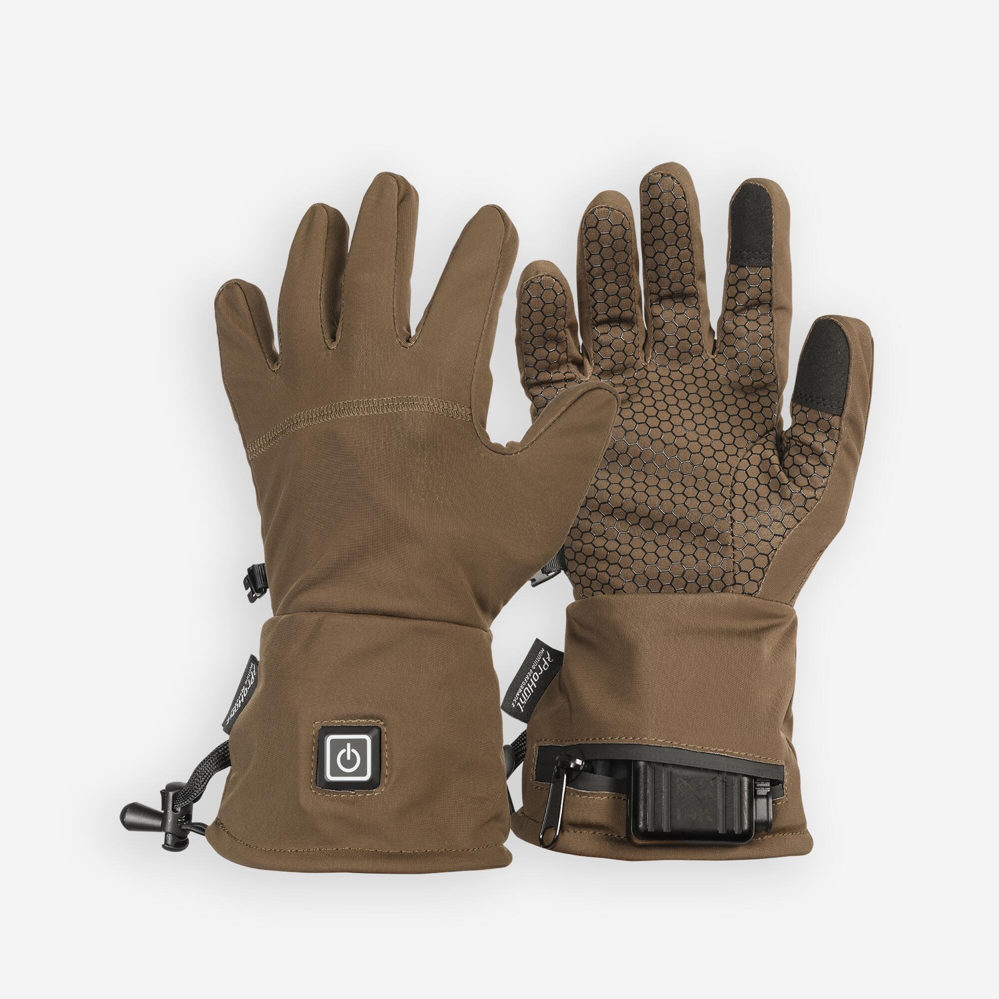 Gants chauffants Marron 1/5