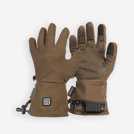Gants chauffants Marron