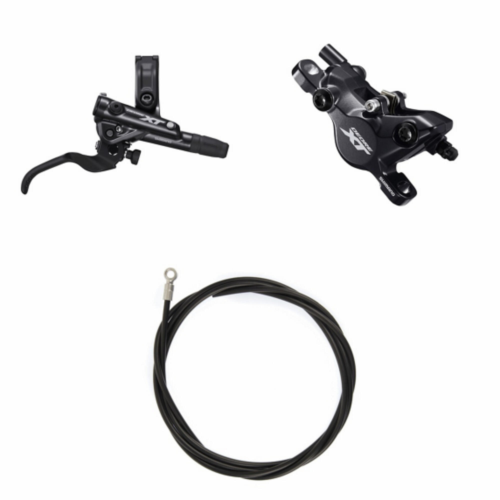 SHIMANO Kit de Freno de Disco Trasero SHIMANO Deore XT BL-M8100 + BR-M8100 + Latiguillo