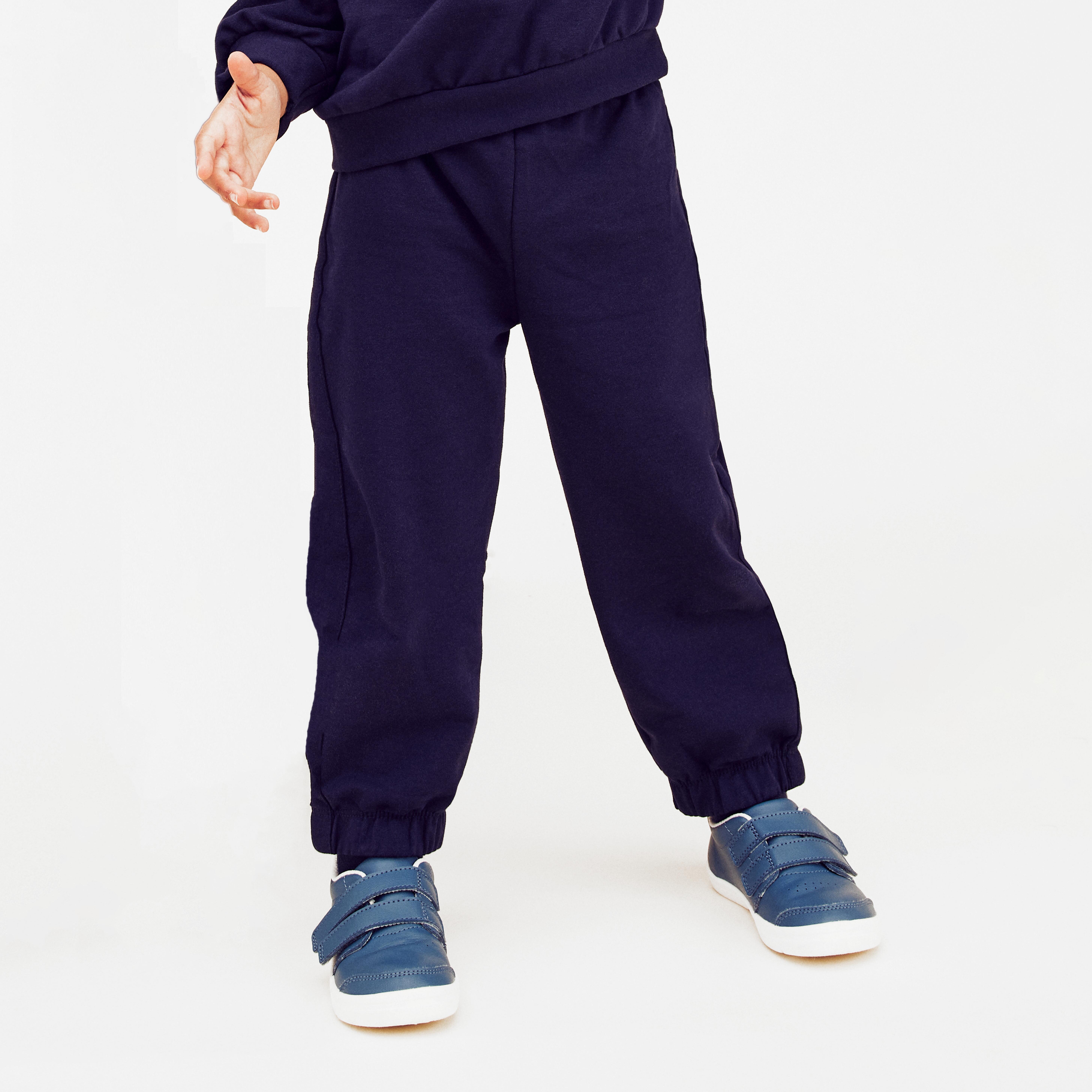 Kids’ Gym Tracksuit - Navy Blue - DOMYOS