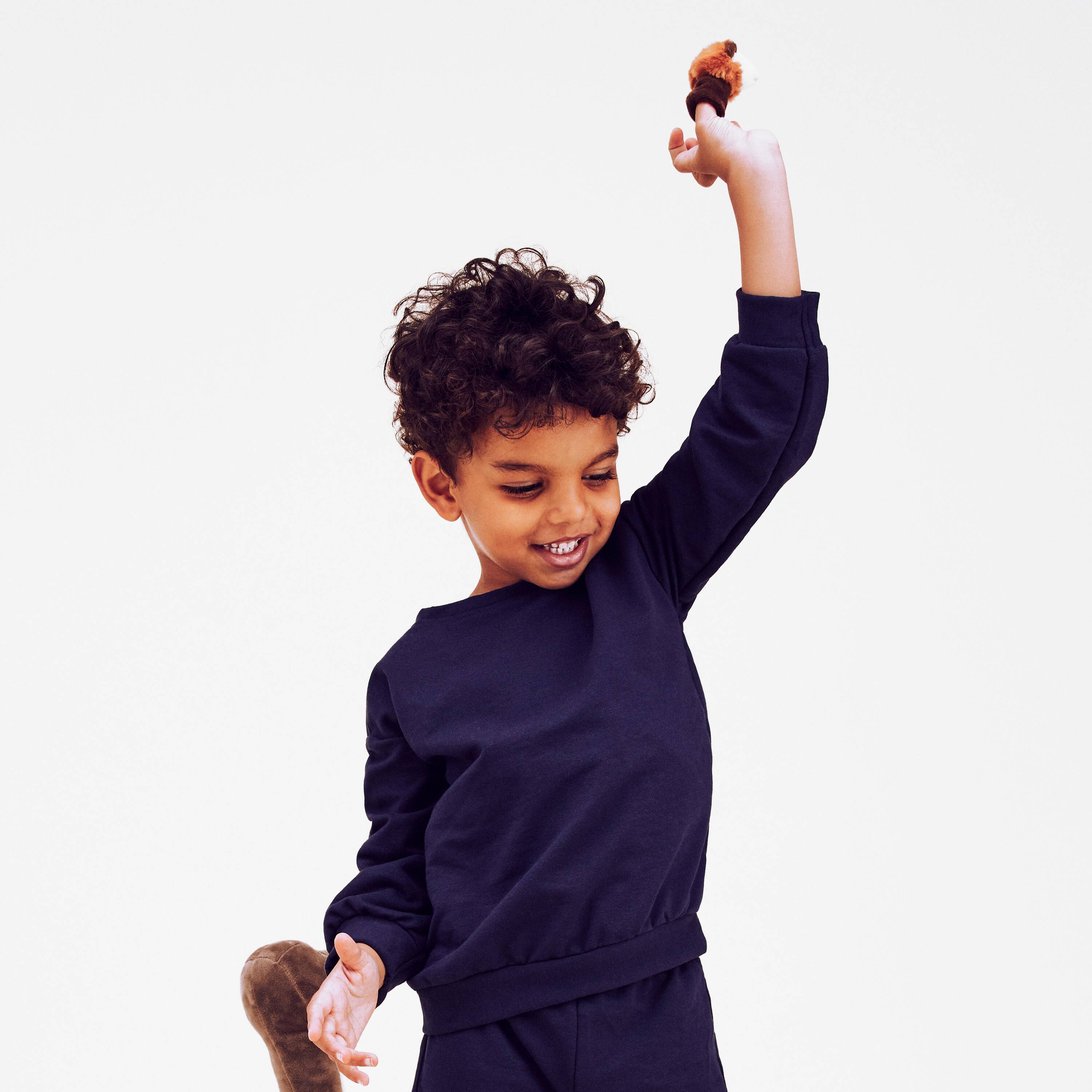 Kids Basic Baby Gym Tracksuit - Navy Blue -  3