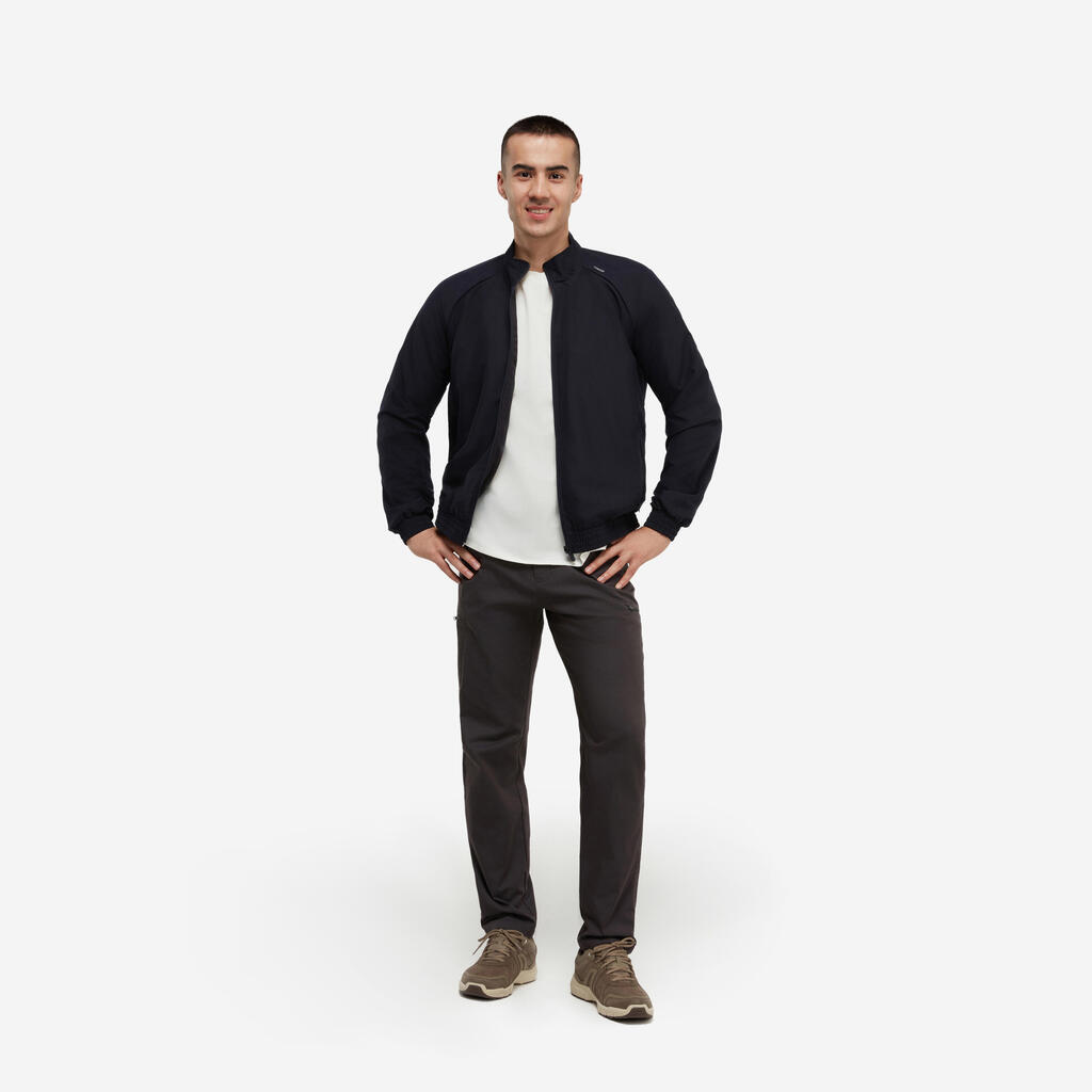 Men's Fitness Standard Breathable Jacket - Black