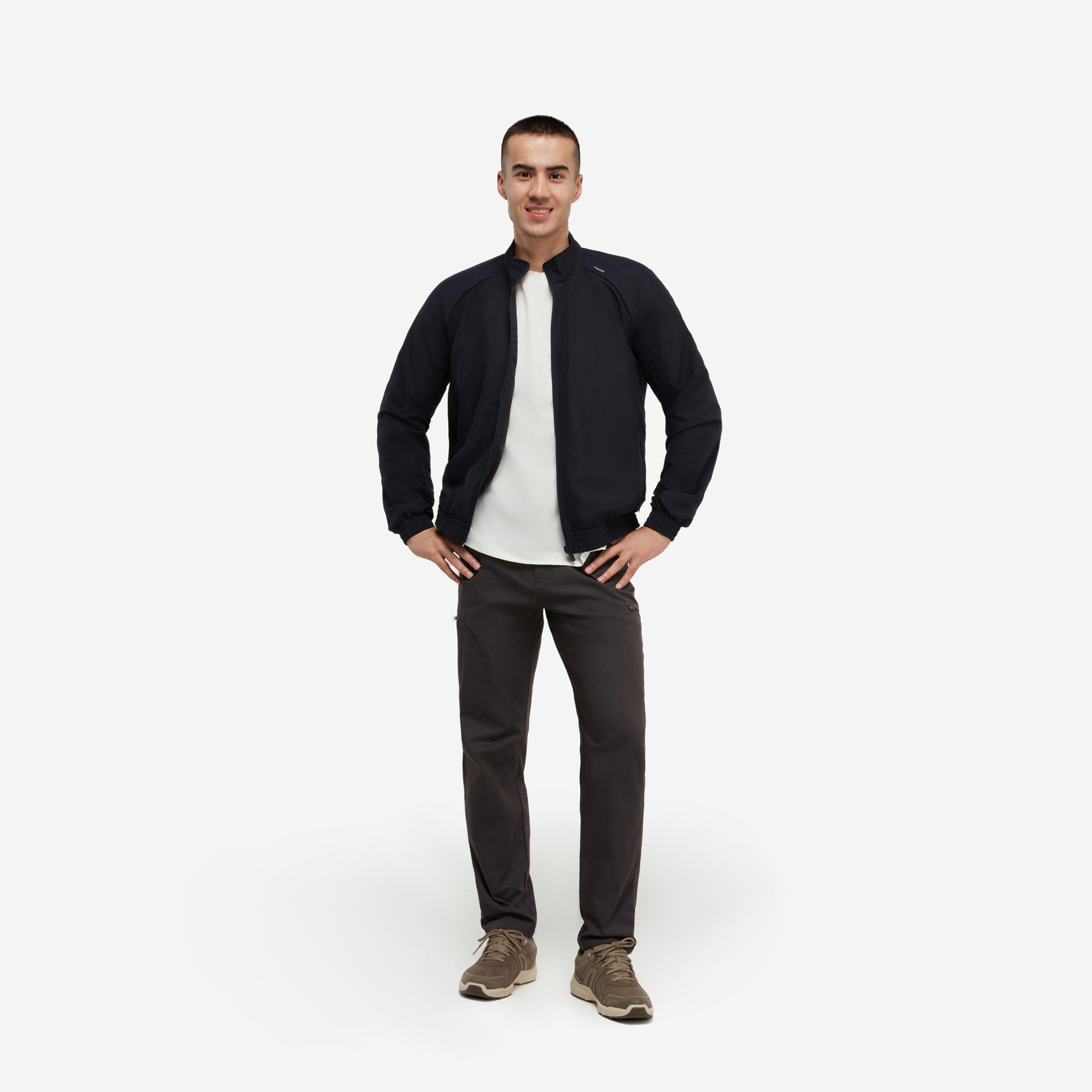 DOMYOS Men's Fitness Standard Breathable Jacket - Blue