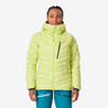 Women’s mountaineering down jacket - Lemon yellow