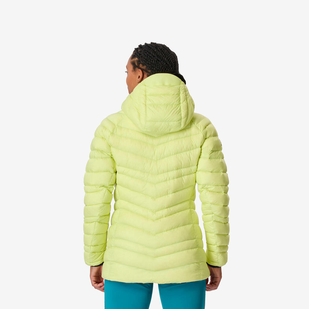 Women’s mountaineering down jacket - Navy blue / Arctic blue
