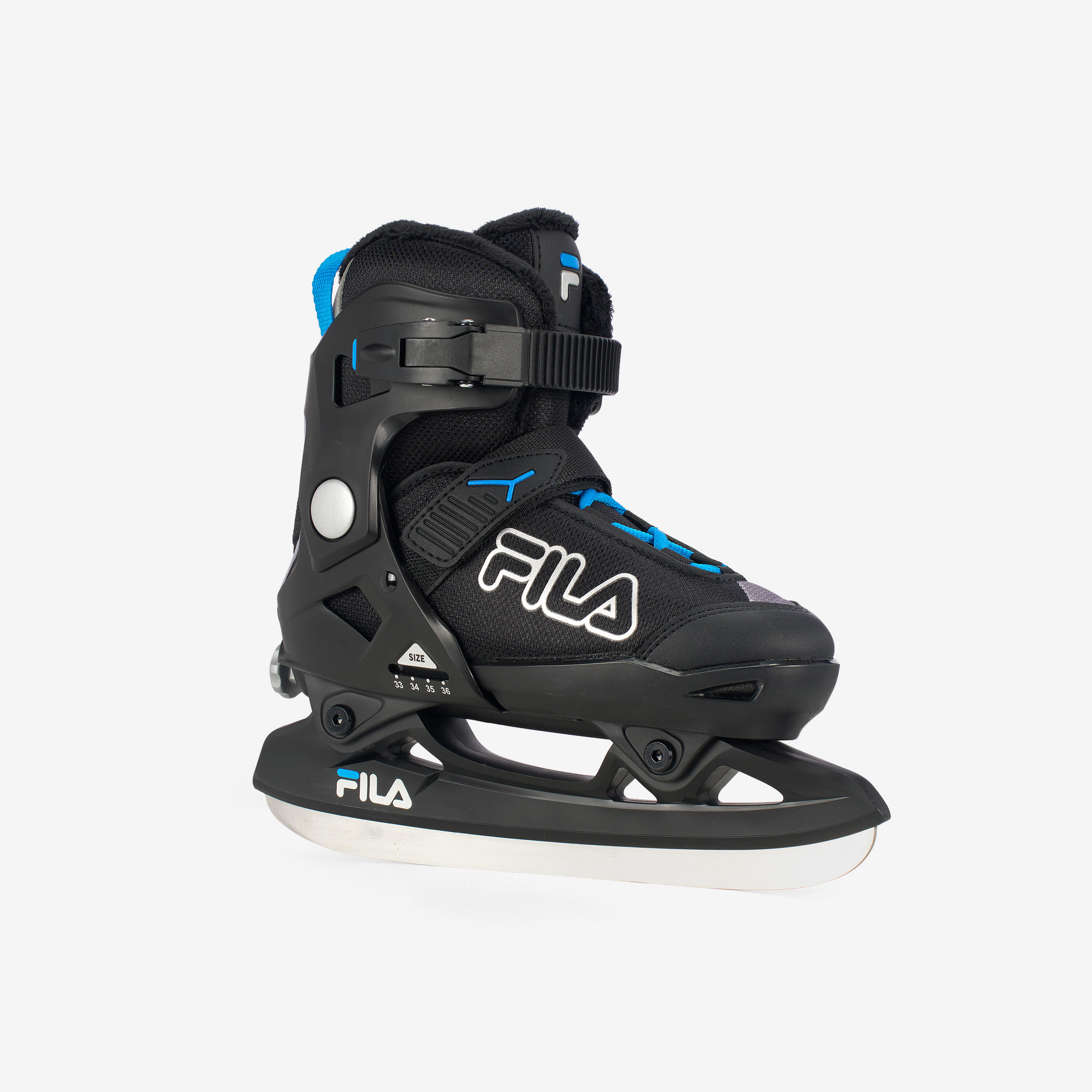 Patine FILA Negru și albastru Copii