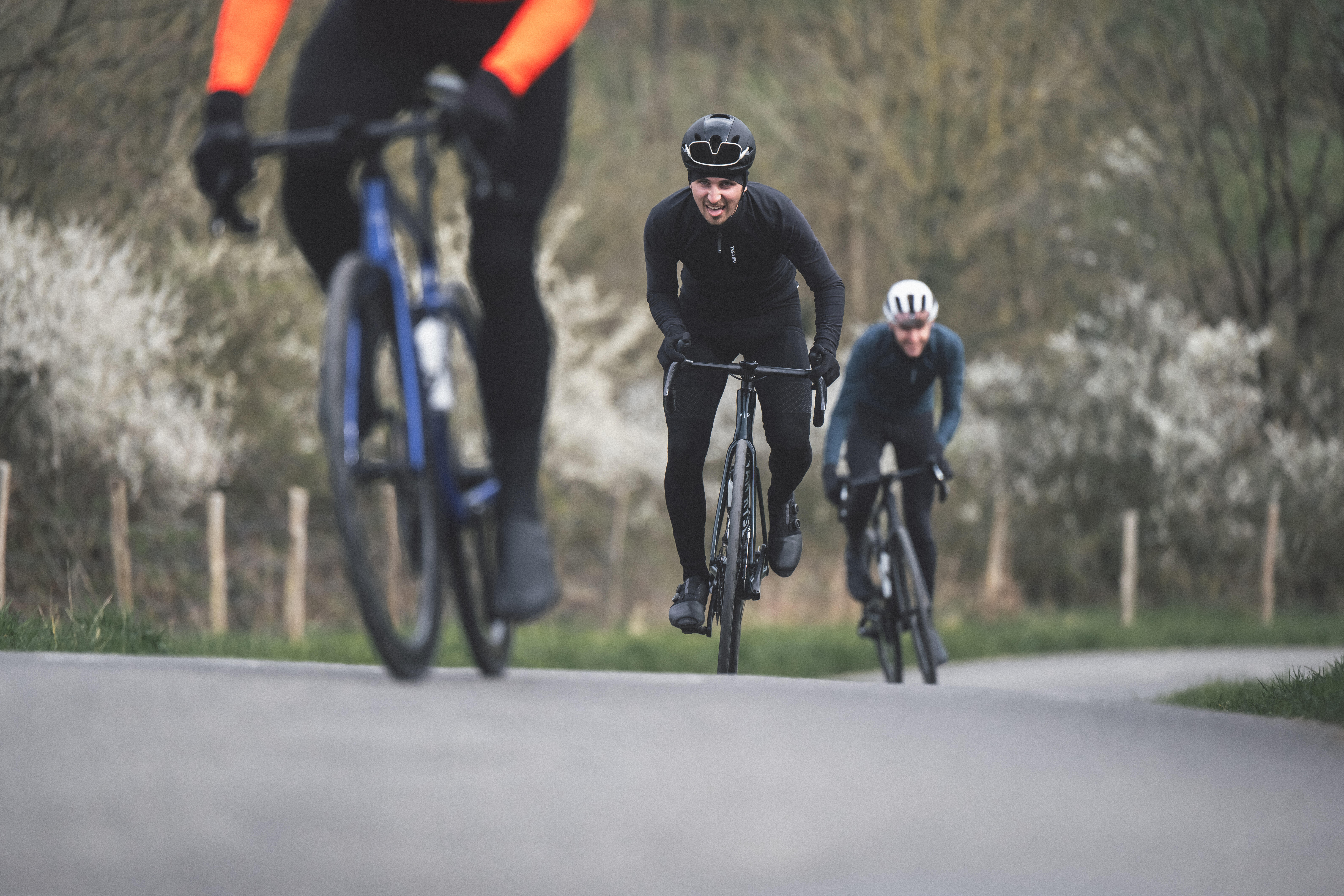Men's Warm Road Cycling Jacket - Racer 2 Black - VAN RYSEL