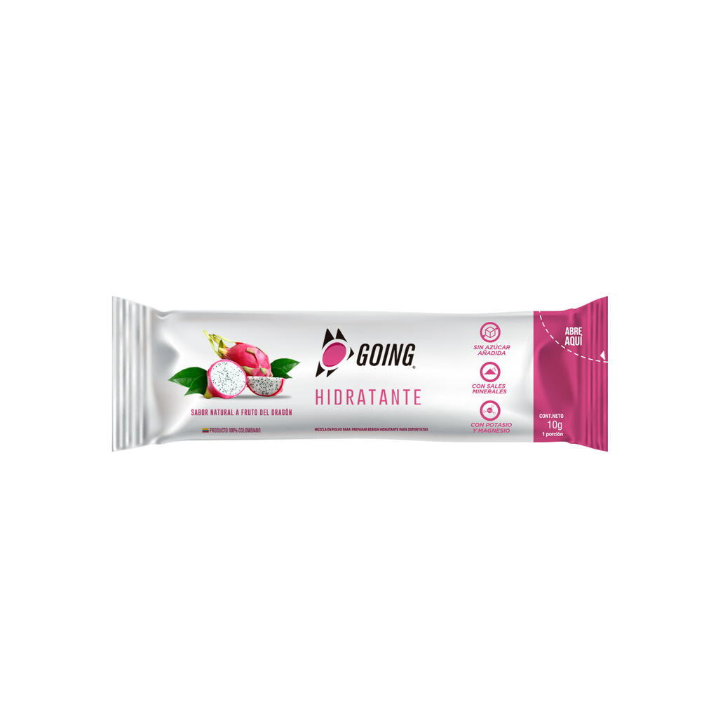 Sobre hidratante de 10gr sabor fruto del dragón Going