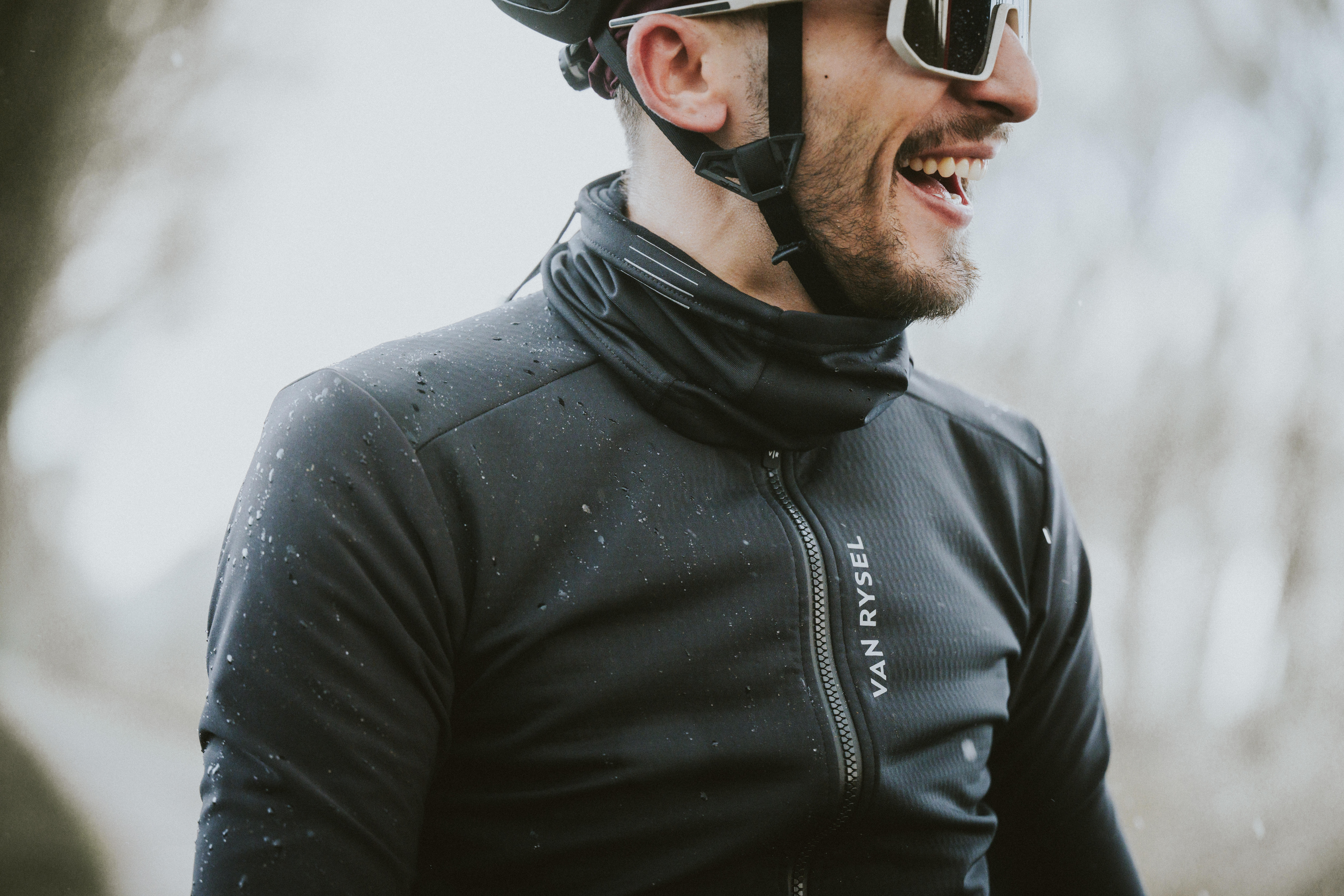 Men's Warm Road Cycling Jacket - Racer 2 Black - VAN RYSEL