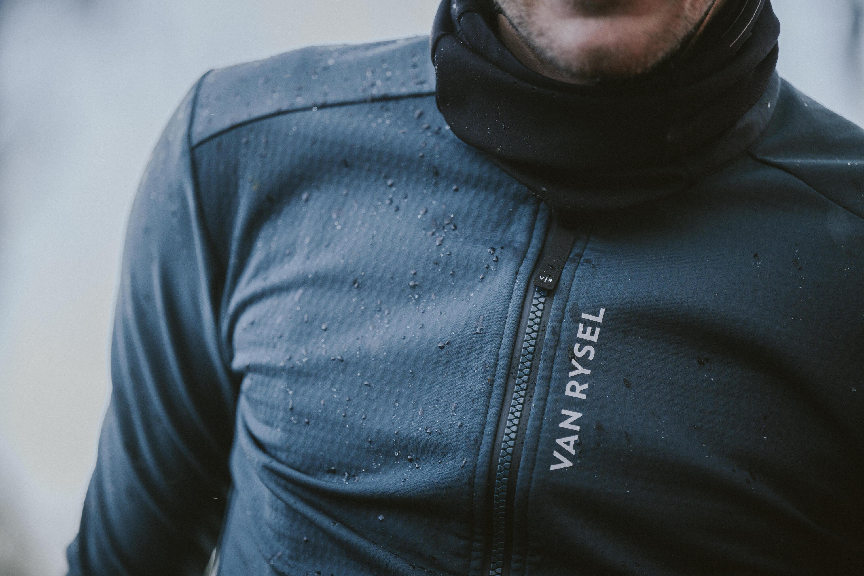 Veste de vélo de route chaude homme, Racer 2 15/17
