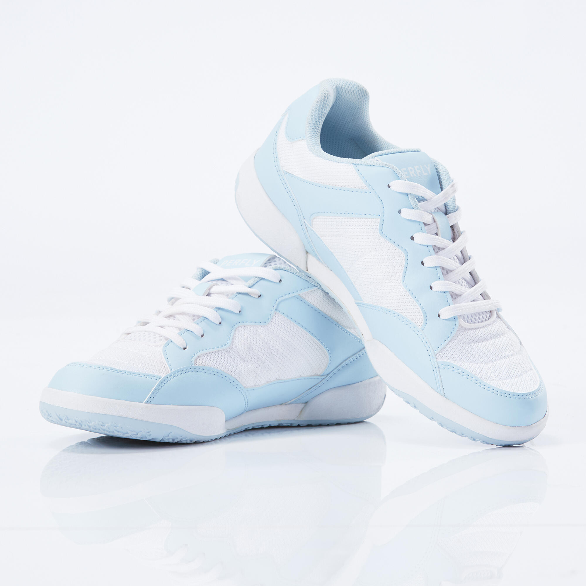 WOMEN BADMINTON SHOES  BS 190 BLUE GREY