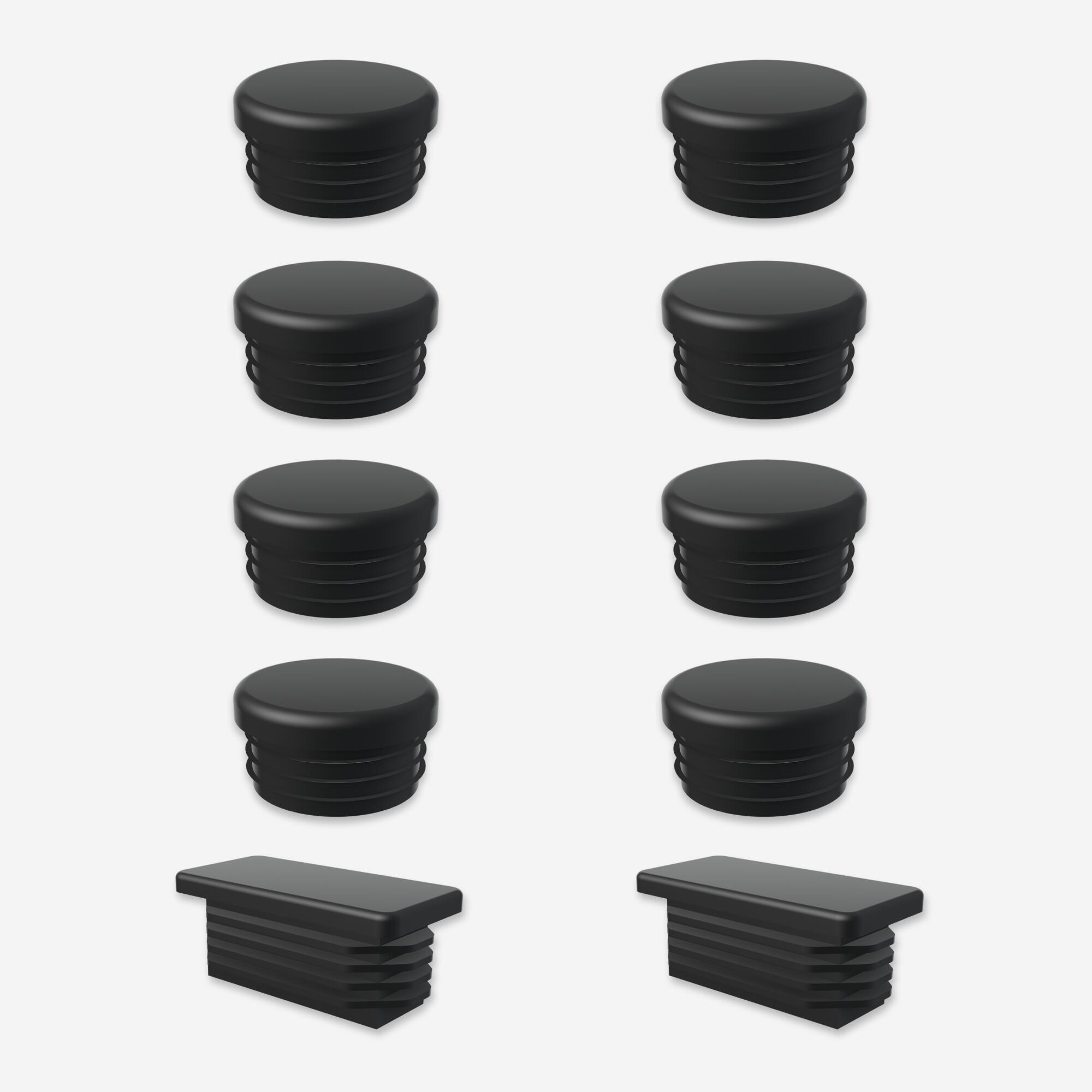 Kit d'embouts, pièce détachée musculation, barre de traction porte