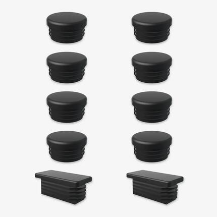 Kit d'embouts, pièce détachée musculation, barre de traction porte