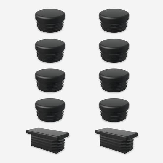 Kit d'embouts, pièce détachée musculation, barre de traction porte