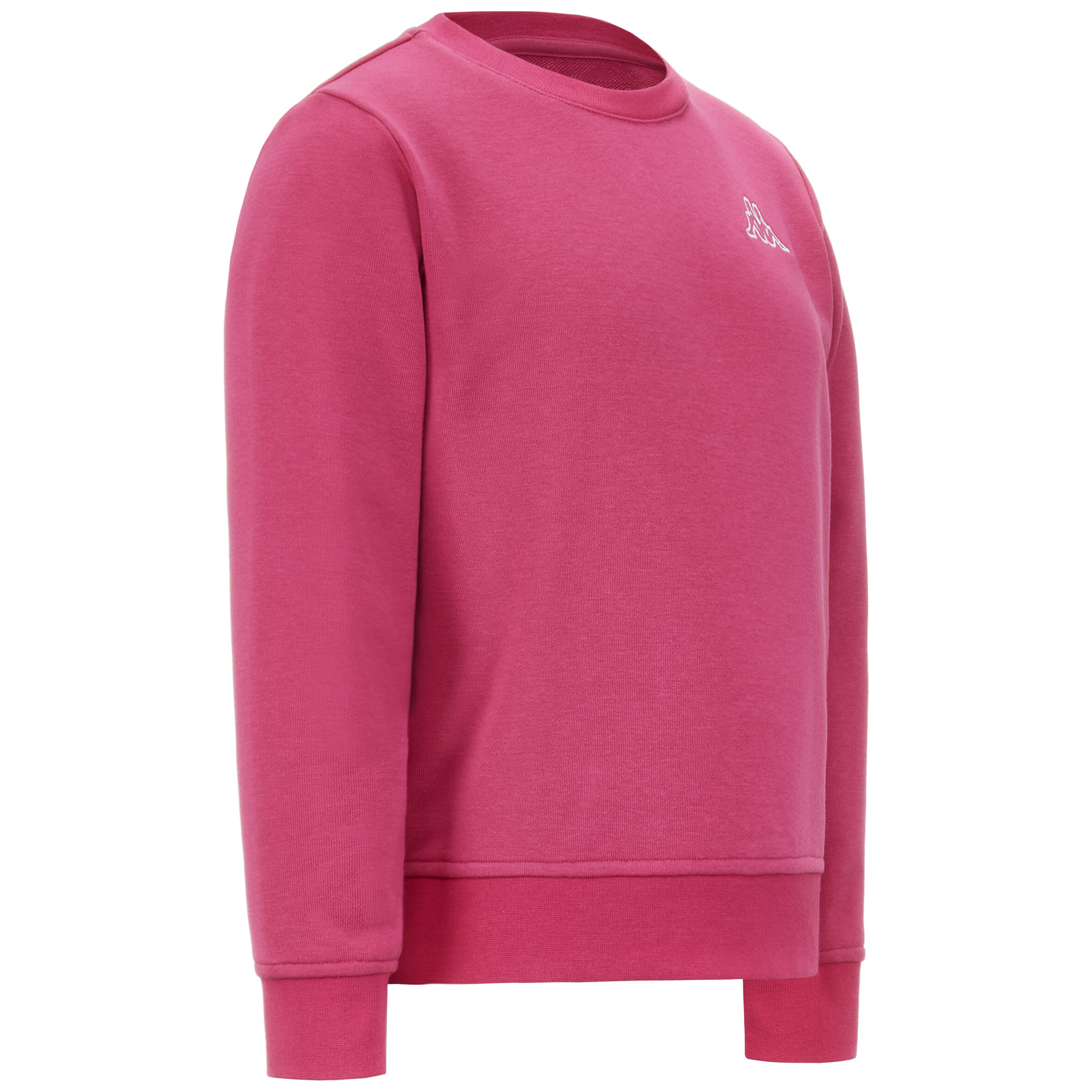 Felpa bambina girocollo fucsia KAPPA 4/6