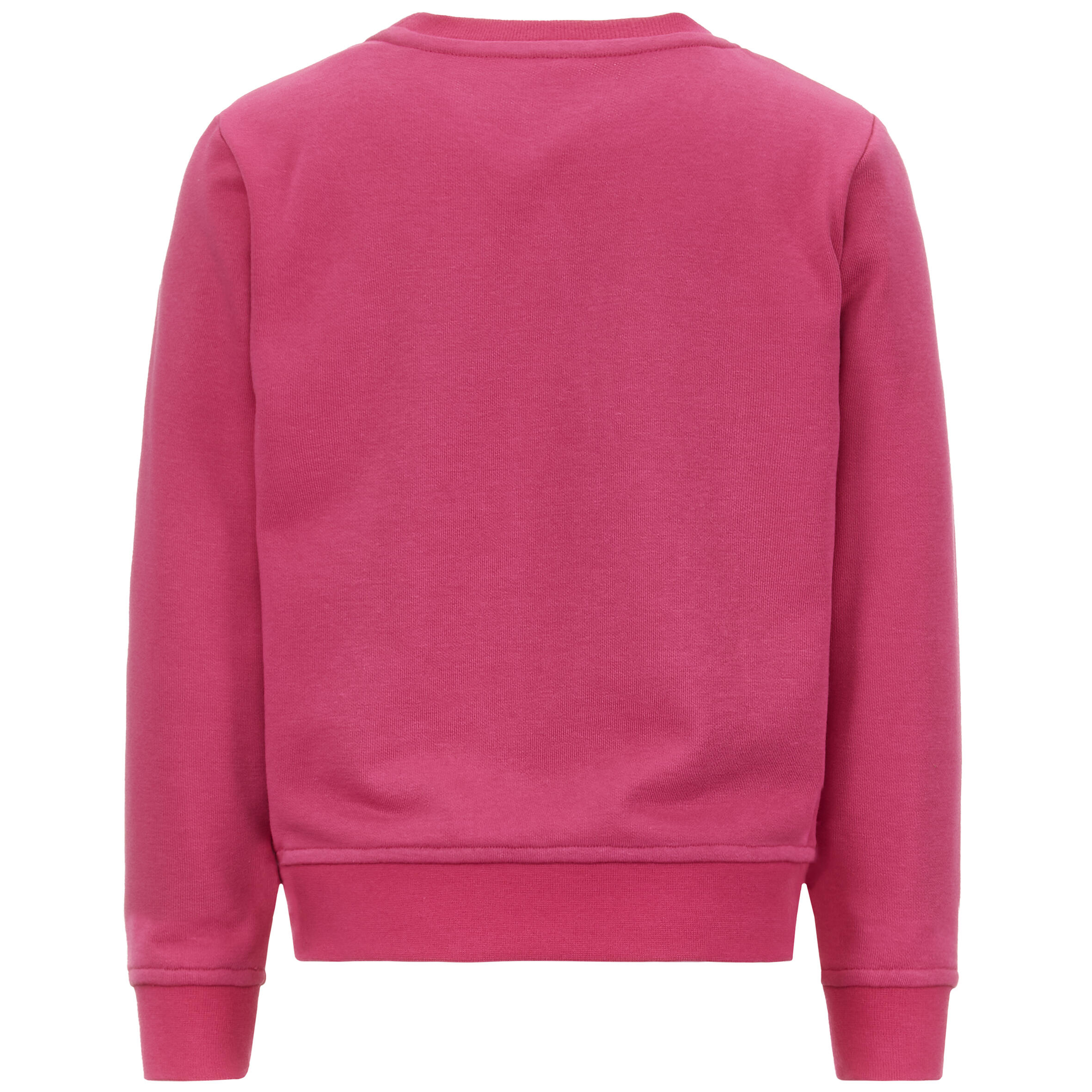 Felpa bambina girocollo fucsia KAPPA 2/6