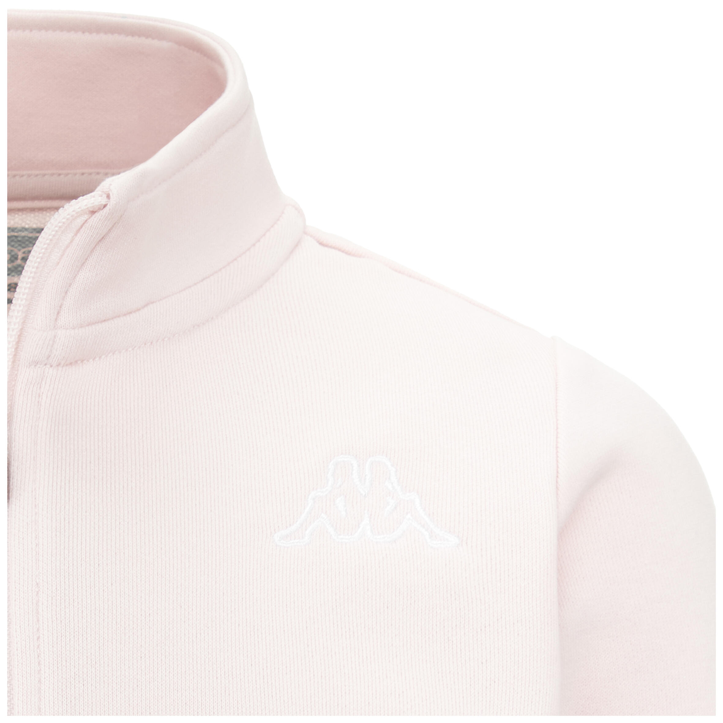 Felpa con zip bambina rosa KAPPA 6/6