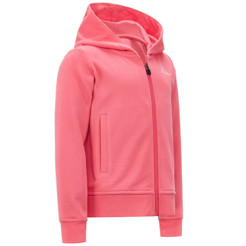 Felpa Kappa bambino con cappuccio rosa