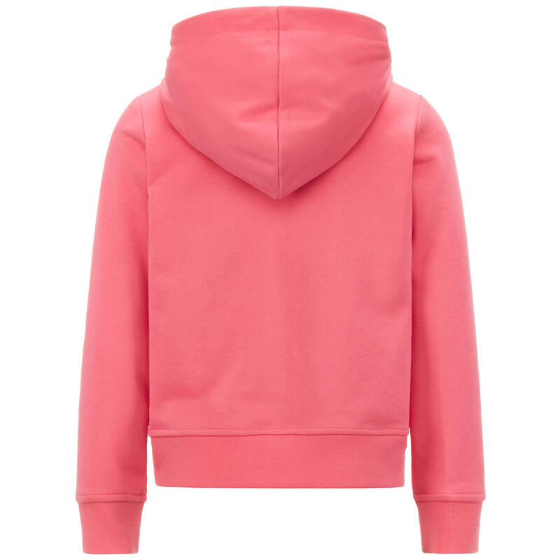 Felpa Kappa bambino con cappuccio rosa