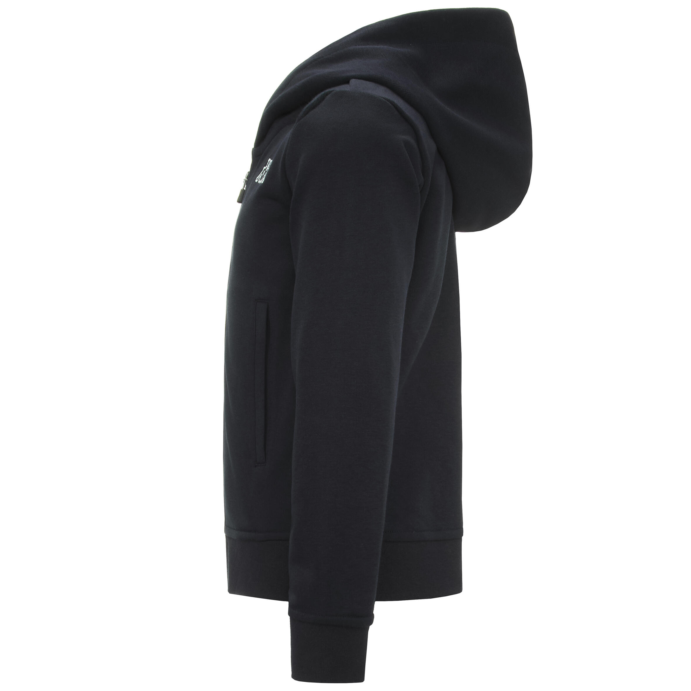 Felpa Kappa bambino con cappuccio blu marine 3/6