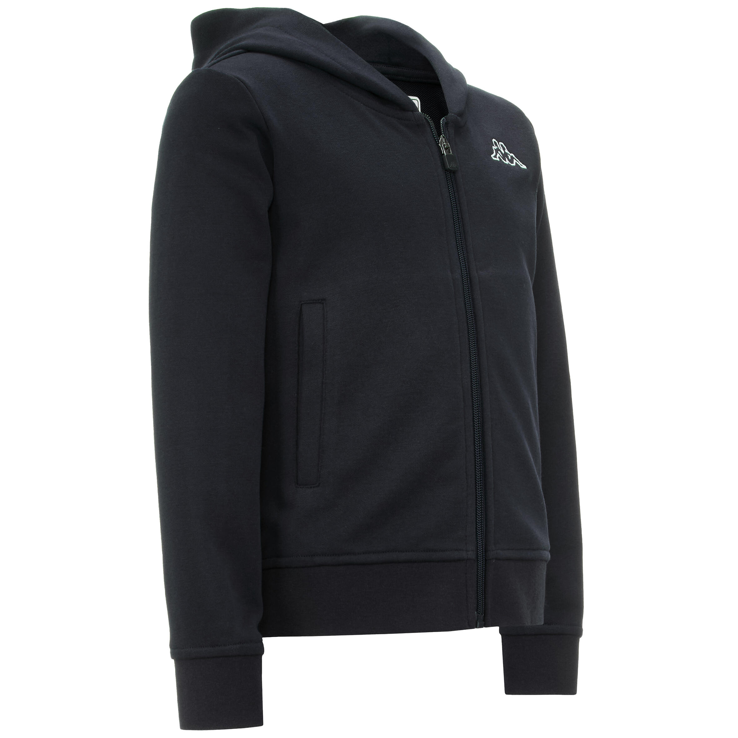 Felpa Kappa bambino con cappuccio blu marine 4/6
