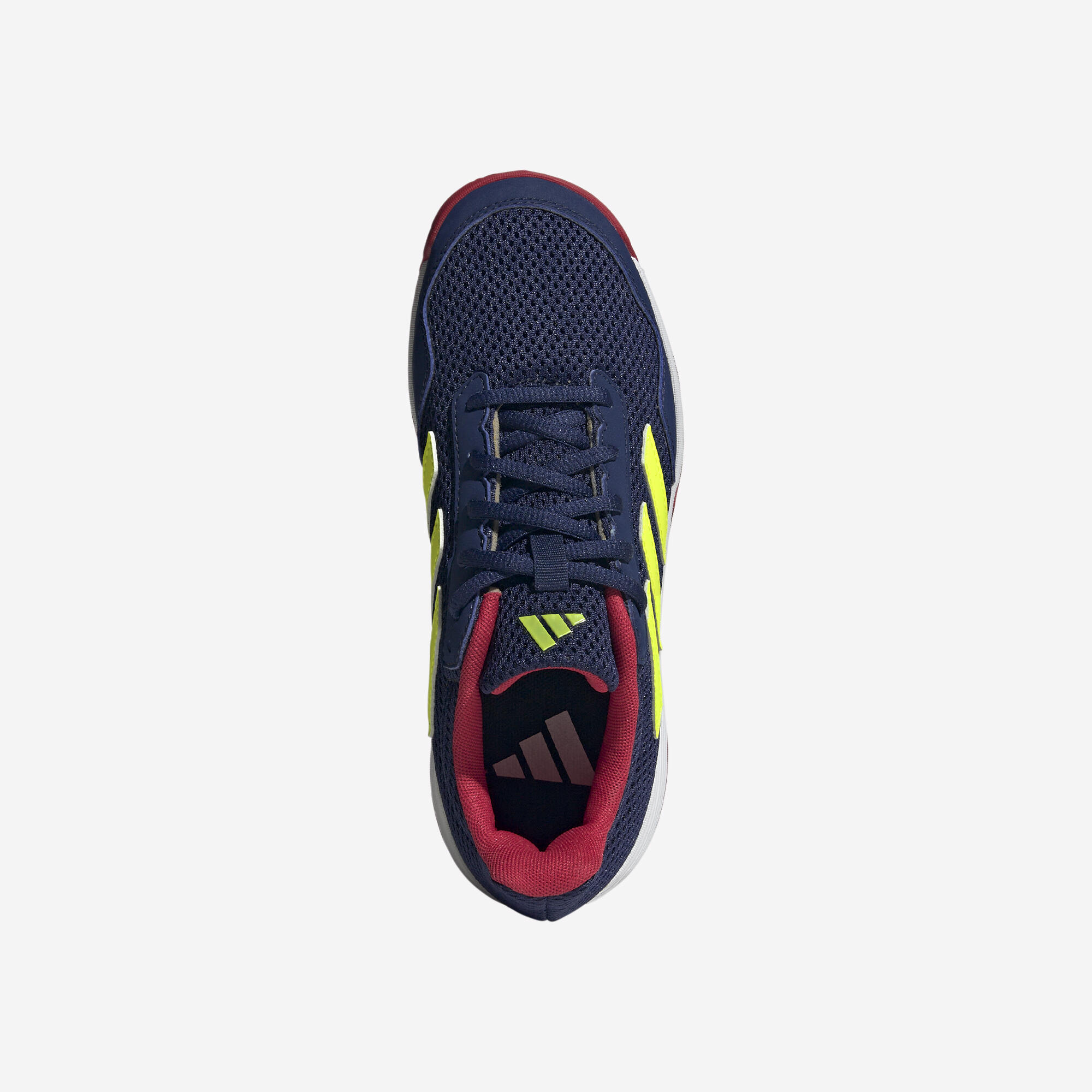 Veelzijdige tennisschoenen voor kinderen Game Spec multicourt blauw geel 8/9