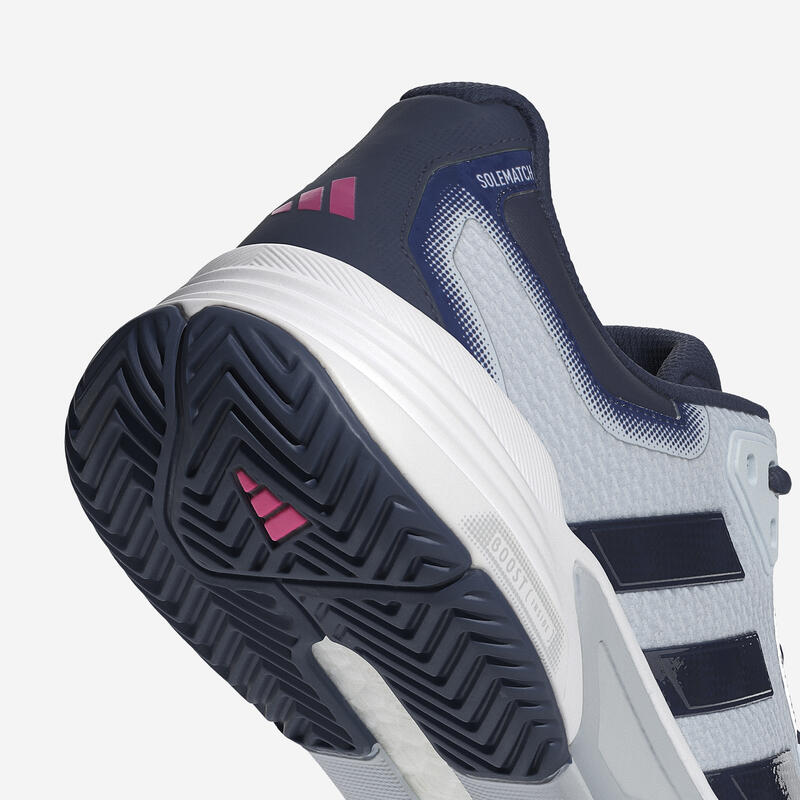 Erkek Tenis Ayakkabısı - Beyaz - Adidas Solematch