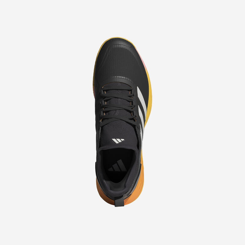 Chaussures de tennis légères terre battue homme, Adidas Ubersonic noir jaune